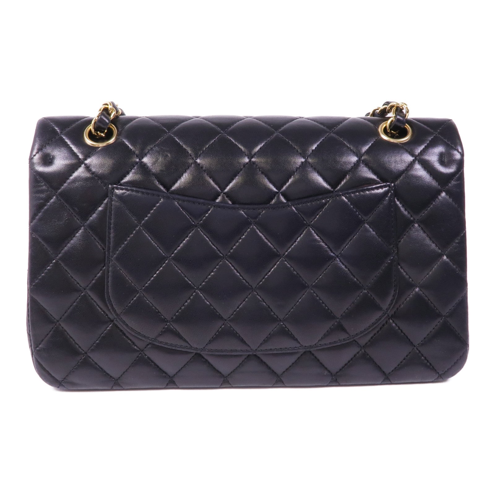 CHANEL 羊皮皮革Classic 25金扣手挽肩背兩用袋