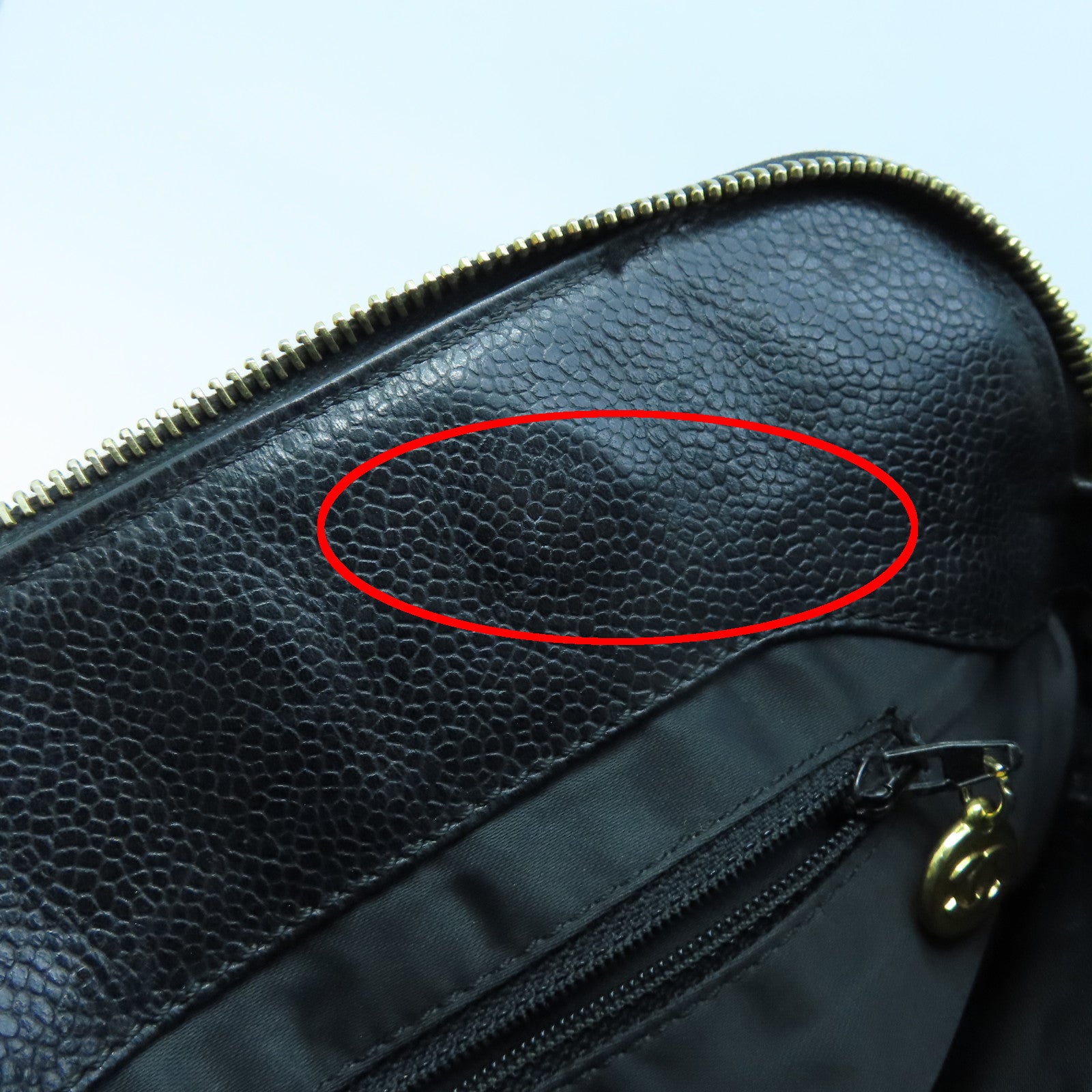 CHANEL 【激減優惠】牛皮皮革Shoulder Tote金扣鏈帶肩背袋黑色