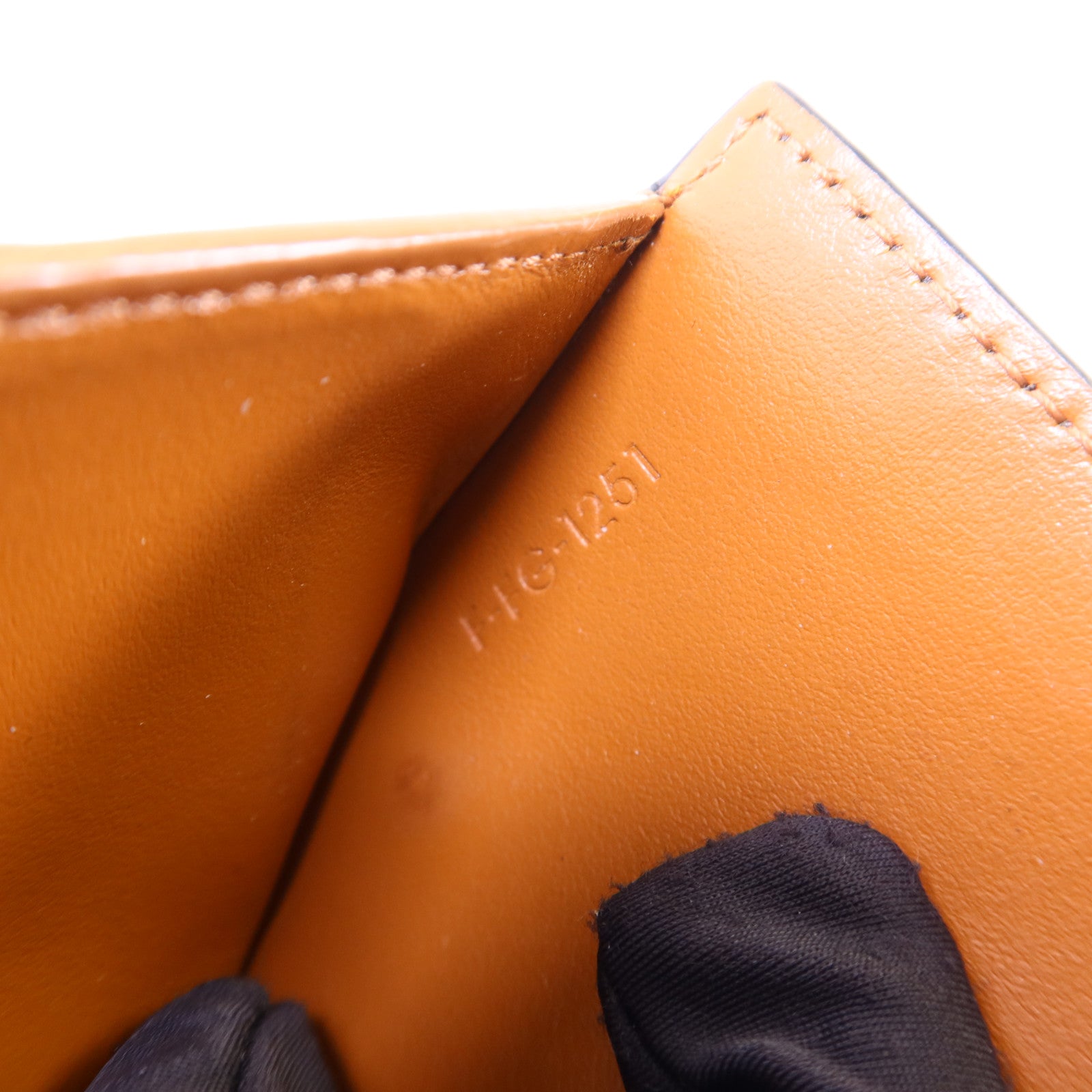 CELINE 塗層帆布/牛皮皮革Wallet金扣錢包