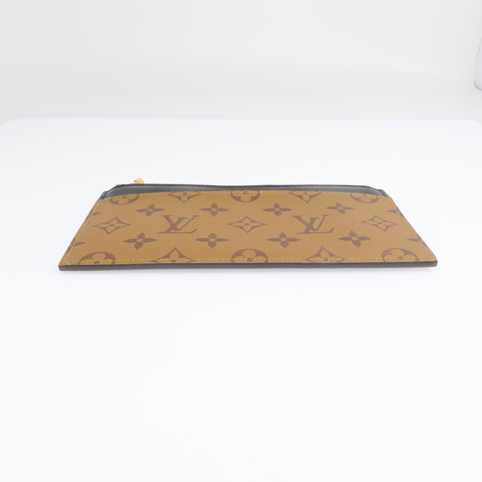 LOUIS VUITTON Monogram Reverse Slim Purse金扣長錢包