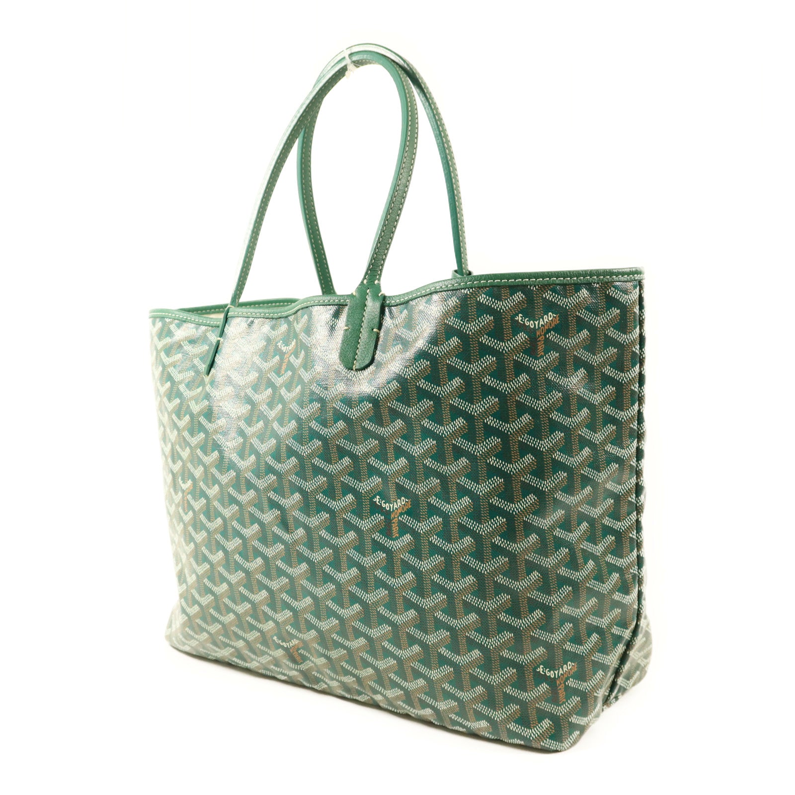 GOYARD 塗層帆布Saint Louis PM銀扣手挽袋