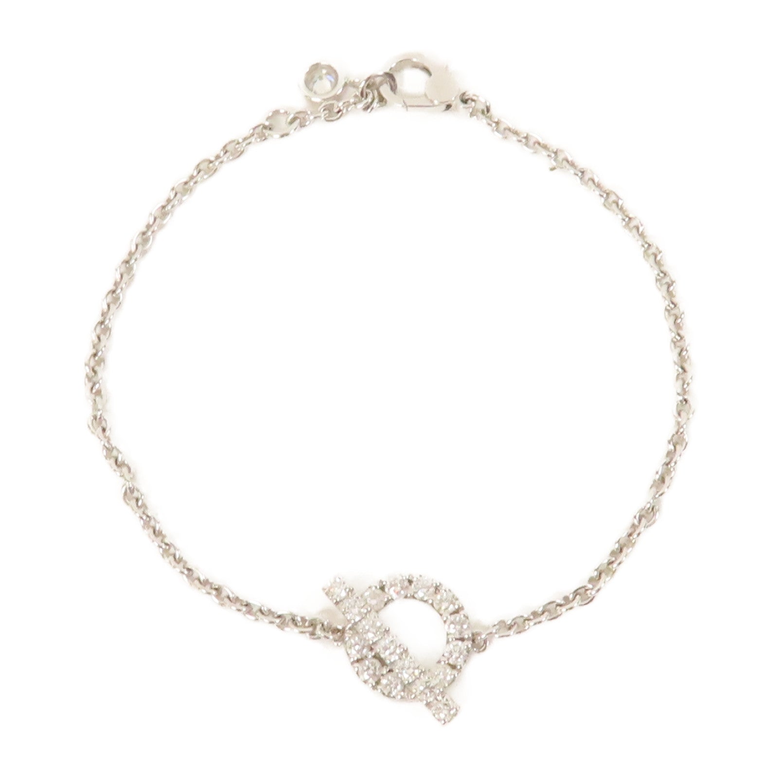 HERMES 【激減優惠】18K白金Finesse Bracelet 0.55ct鑽石手鏈