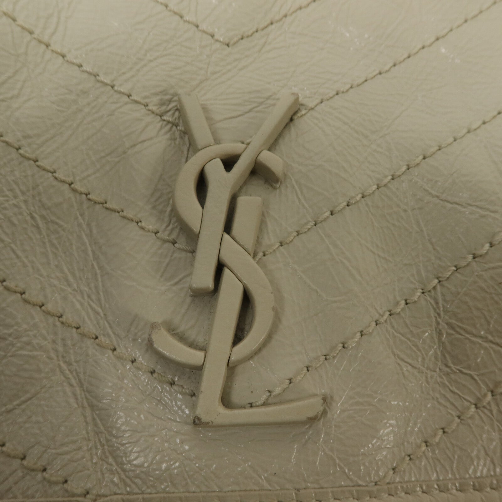 YVES SAINT LAURENT 牛皮皮革Niki鏈帶手挽肩背兩用袋
