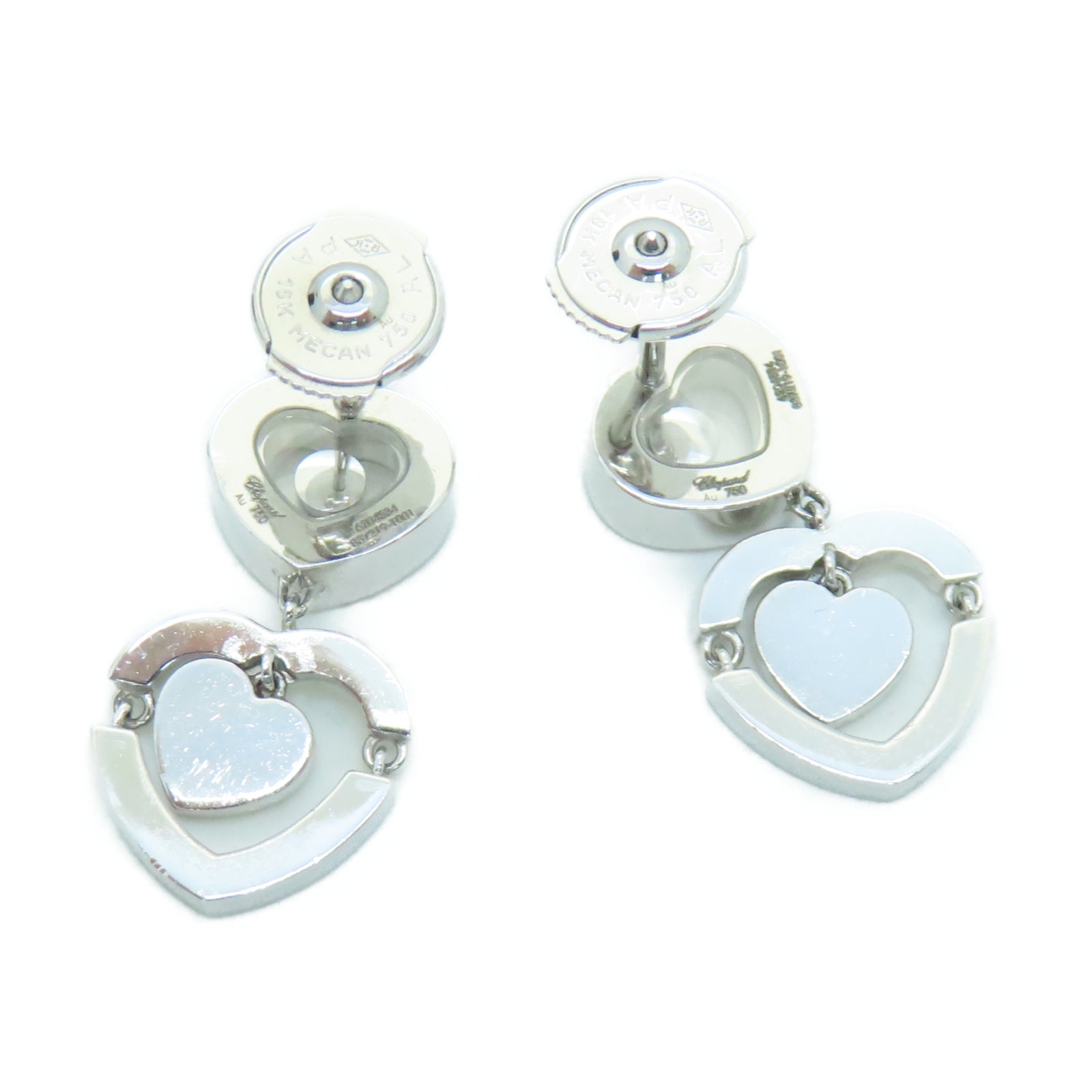 Chopard 【激減優惠】18K白金Happy Earrings耳環