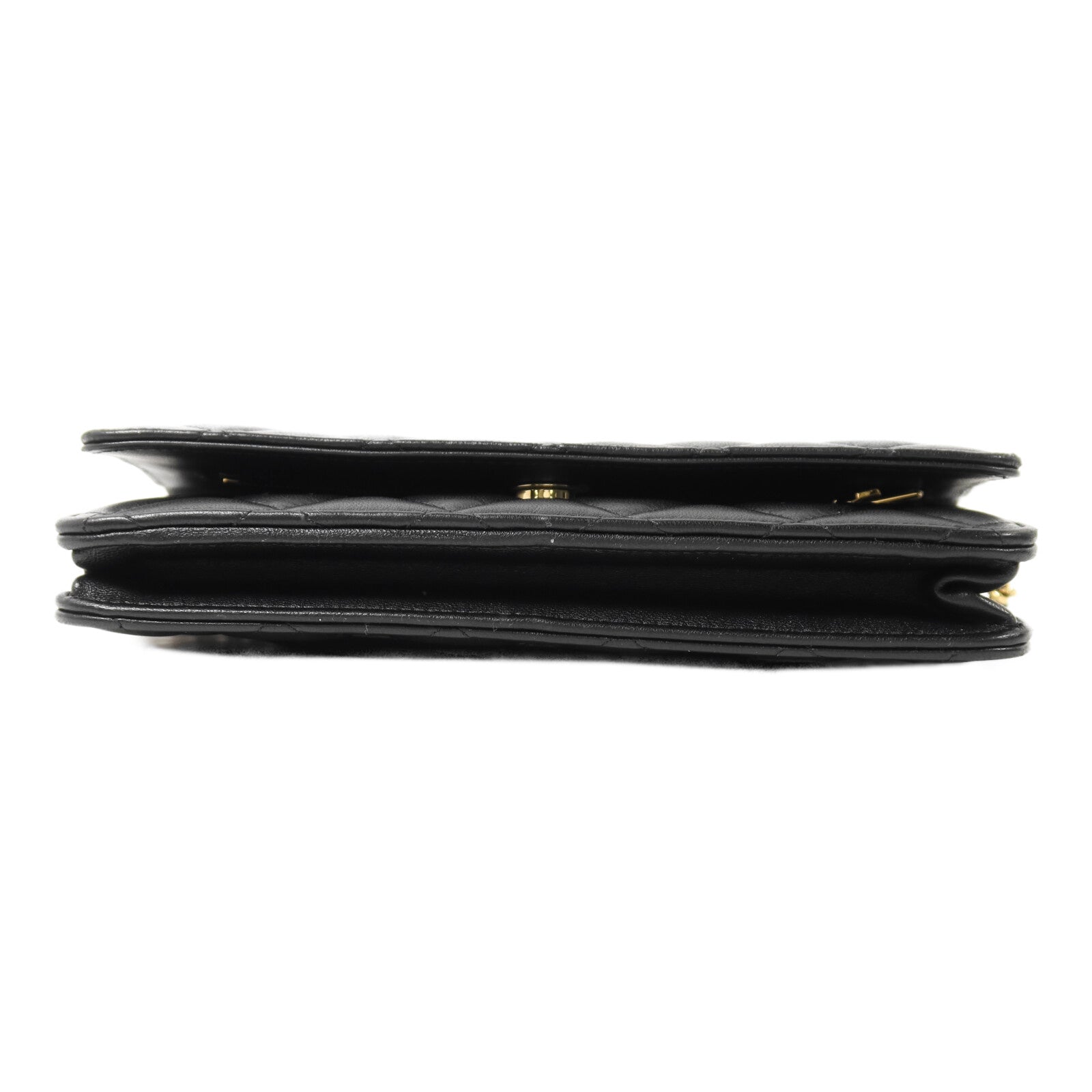 CHANEL 羊皮皮革WOC Wallet On Chain金扣鏈帶肩背袋