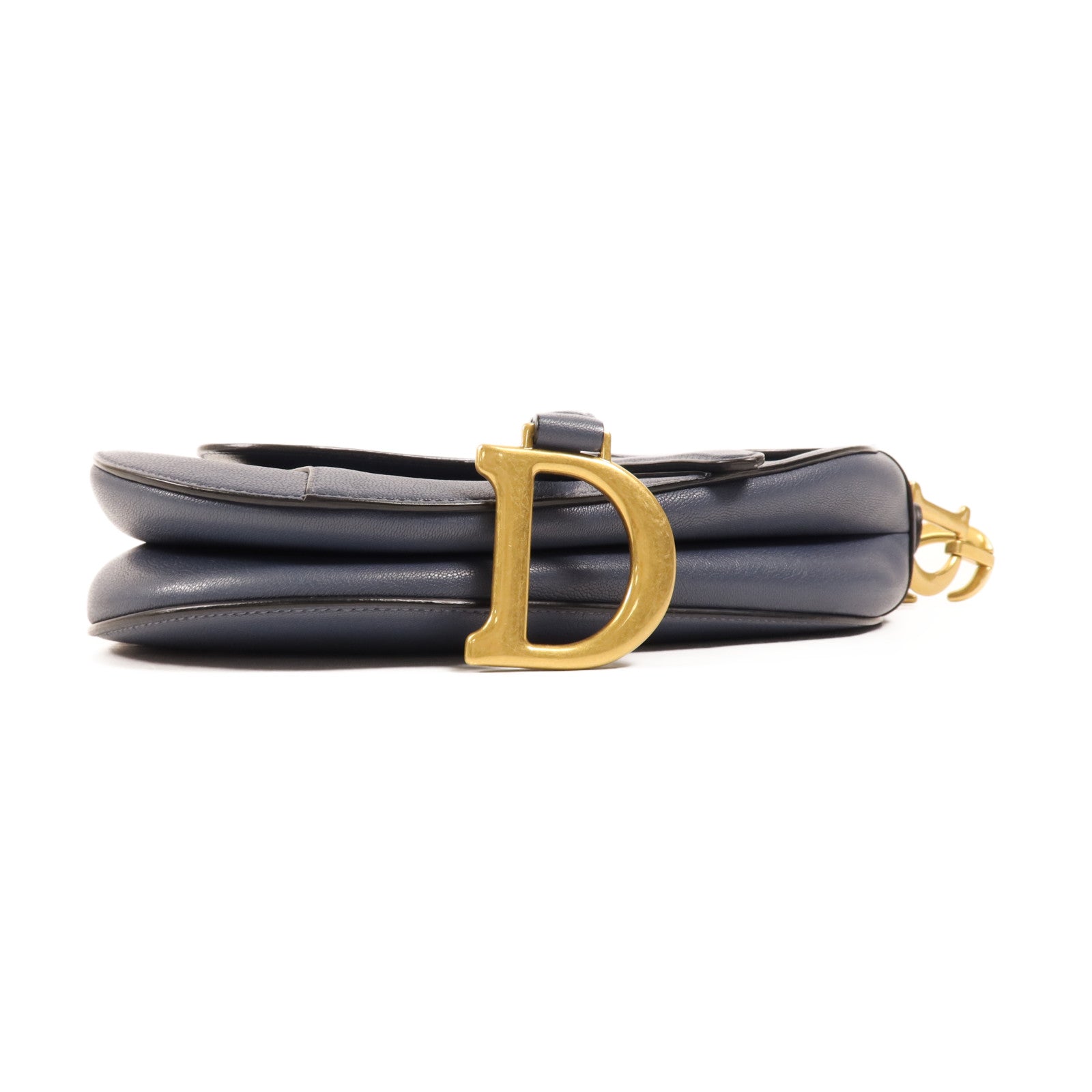 Dior 【激減優惠】牛皮皮革Saddle Medium金扣肩背袋