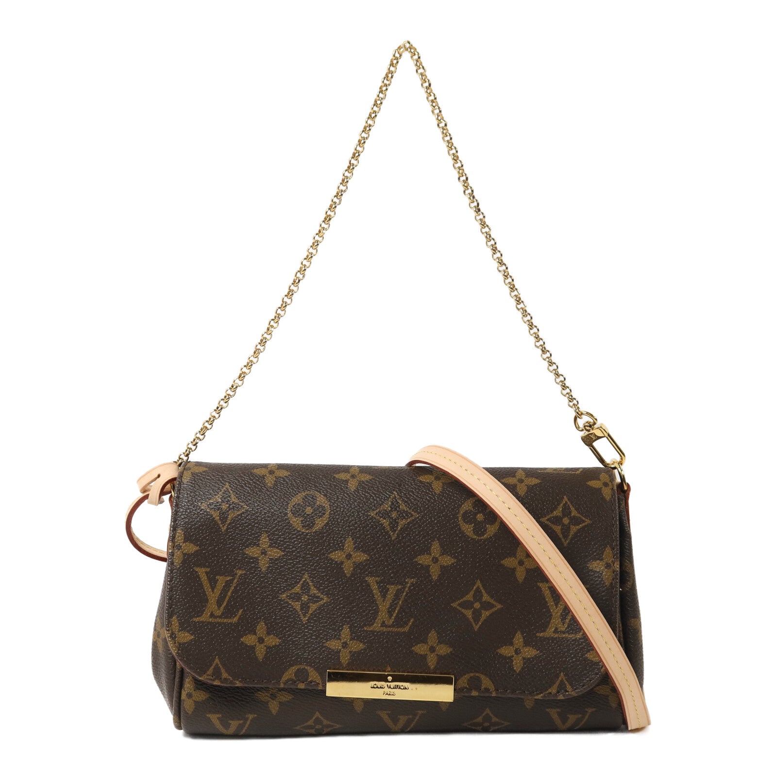 LOUIS VUITTON Monogram Favorite MM鏈帶手挽肩背兩用袋
