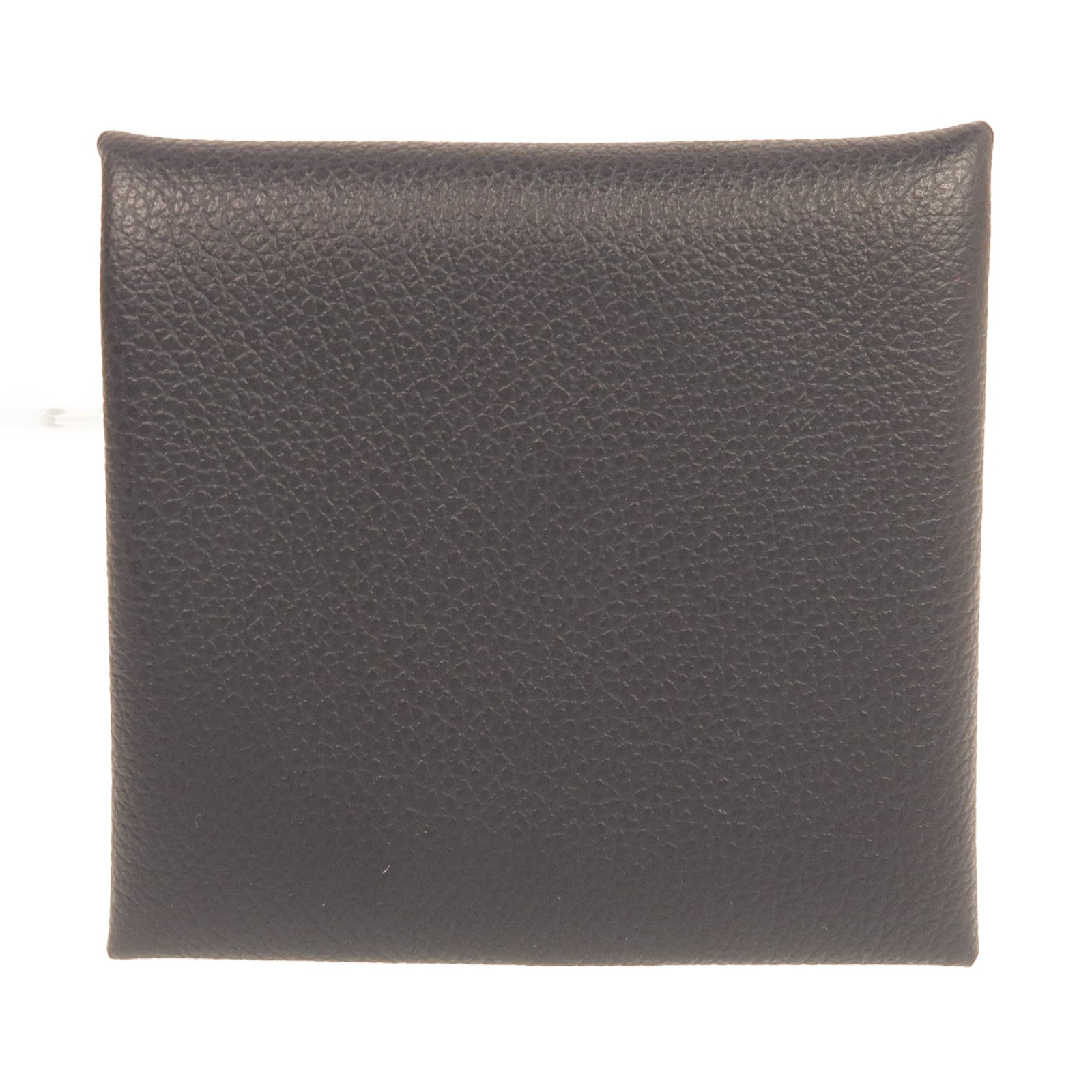 HERMES Evercolor皮革Bastia Change Purse銀扣零錢包Bleu Nuit