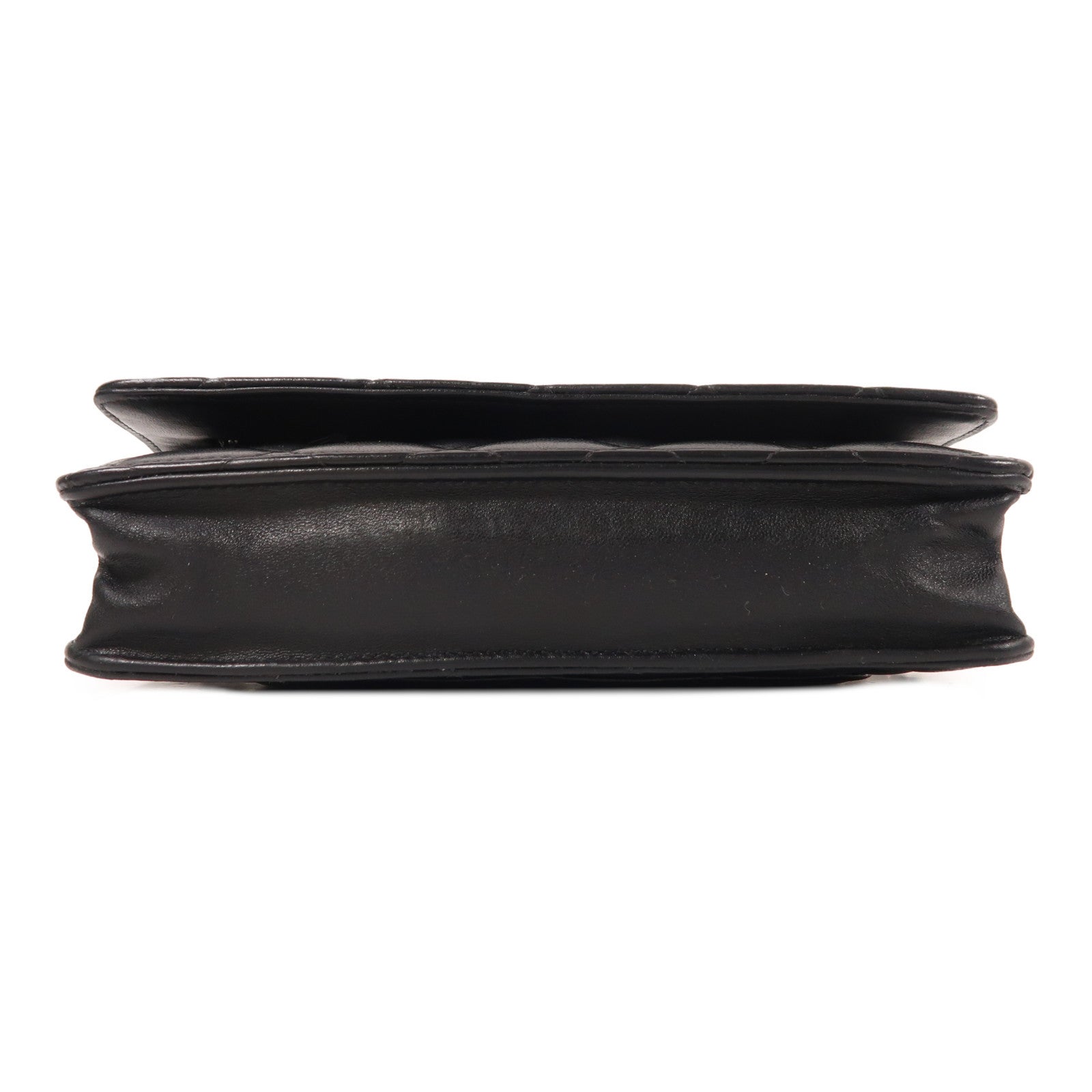 CHANEL 羊皮皮革WOC Wallet On Chain銀扣鏈帶肩背袋