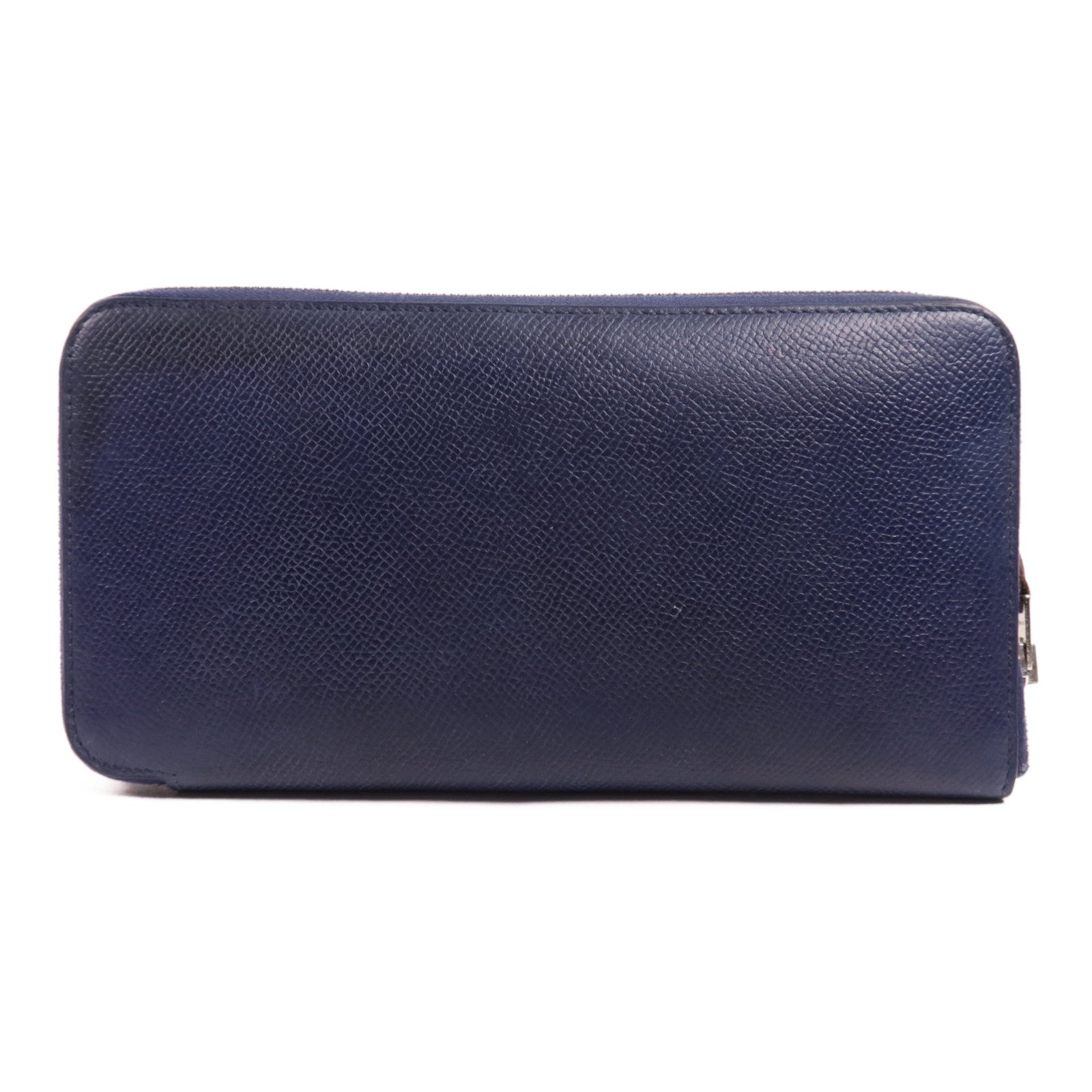 HERMES Epsom皮革Silk In Long Wallet銀扣長錢包