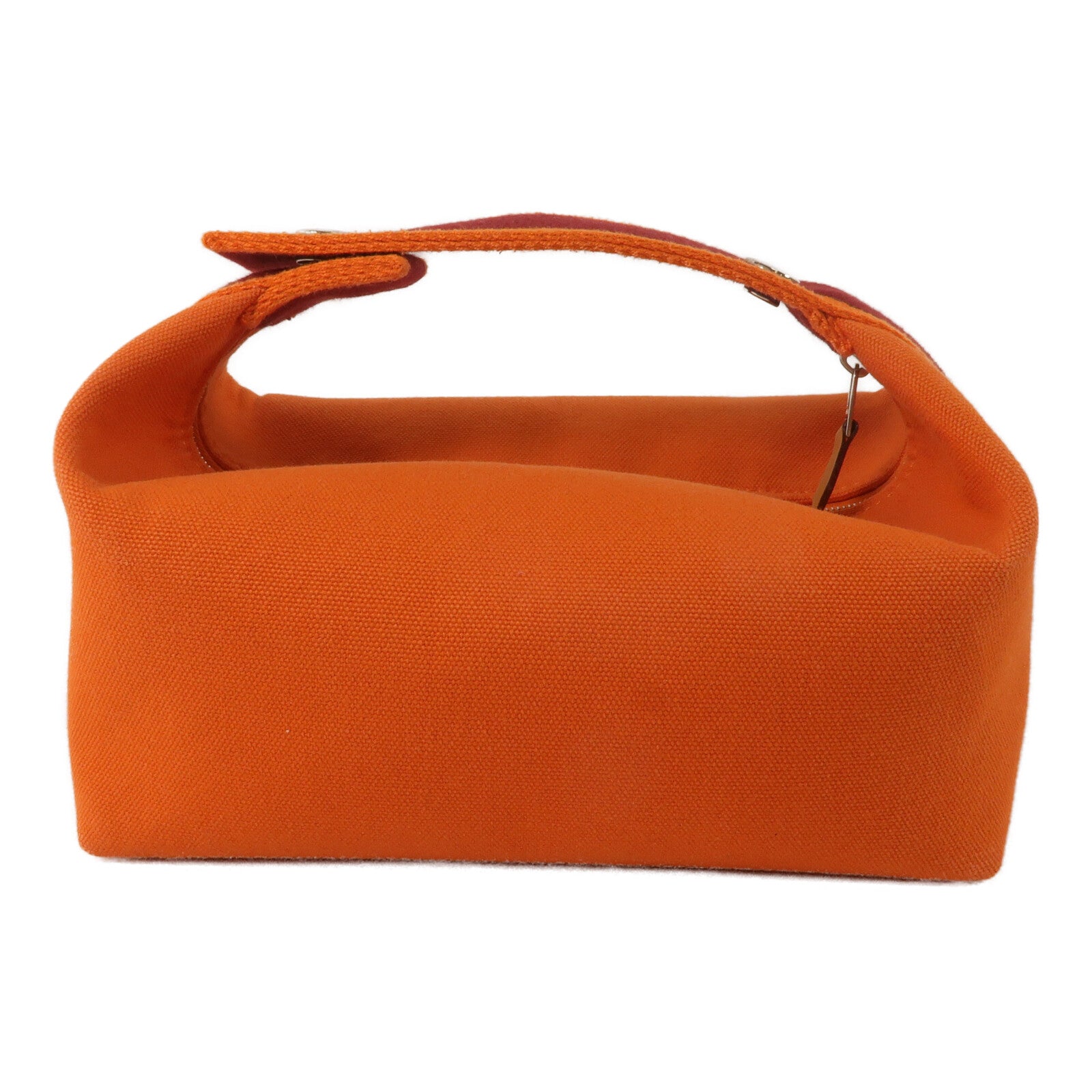 HERMES 帆布Bride A Brac PM手挽袋Orange