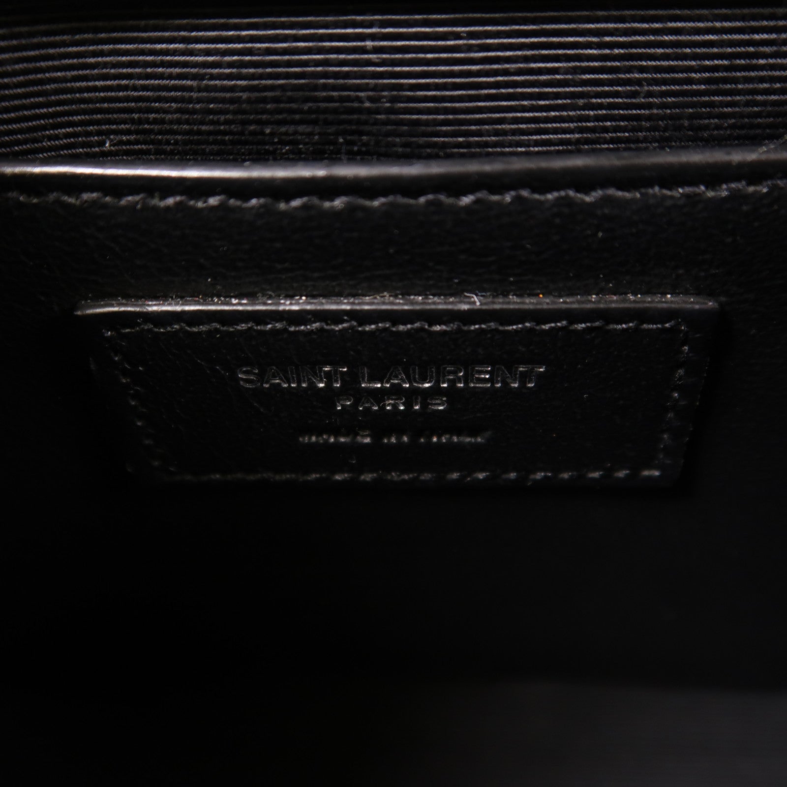 SAINT LAURENT 牛皮皮革Kate銀扣肩背袋