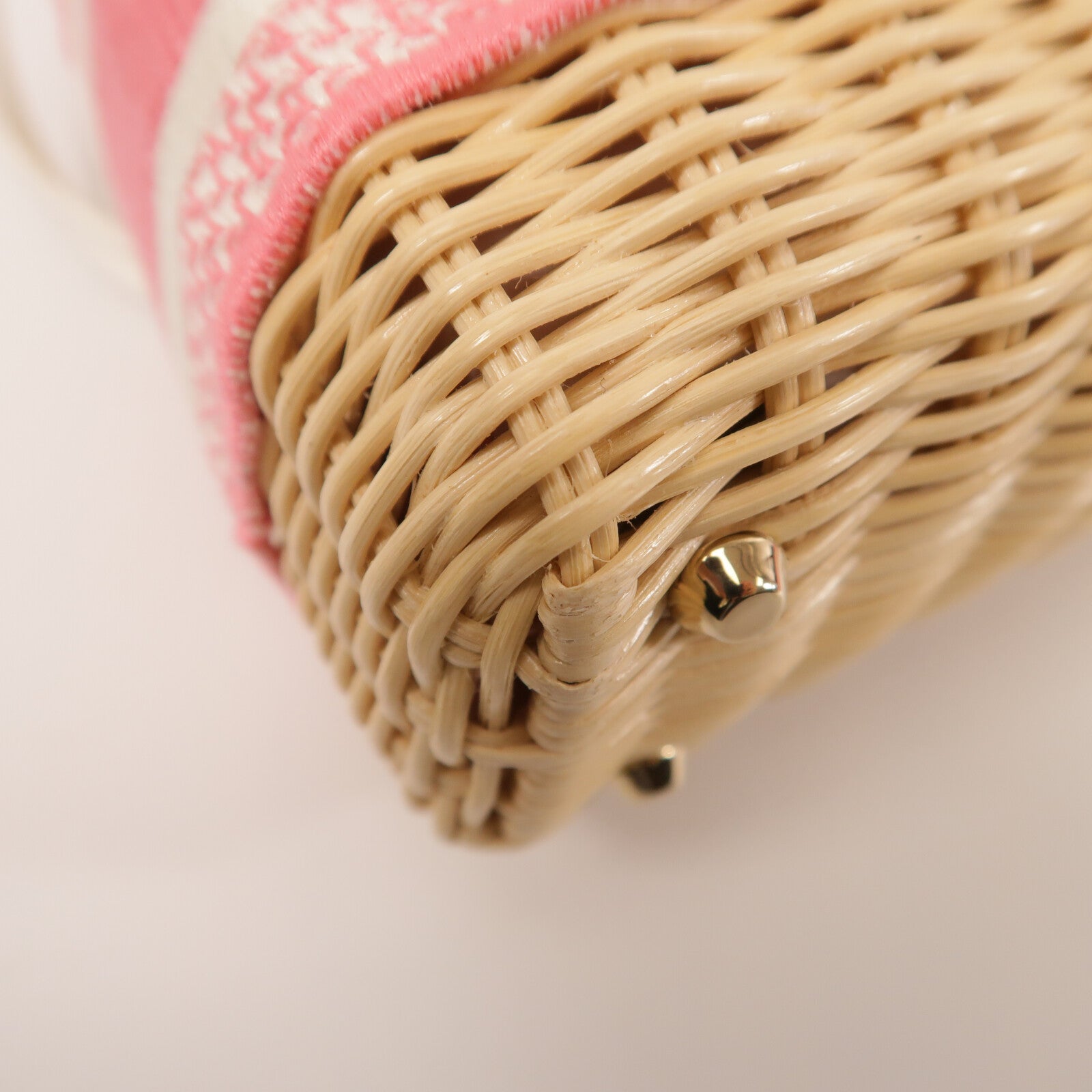 Dior 藤料Wicker Dioriviera Lady Dior手挽肩背兩用袋