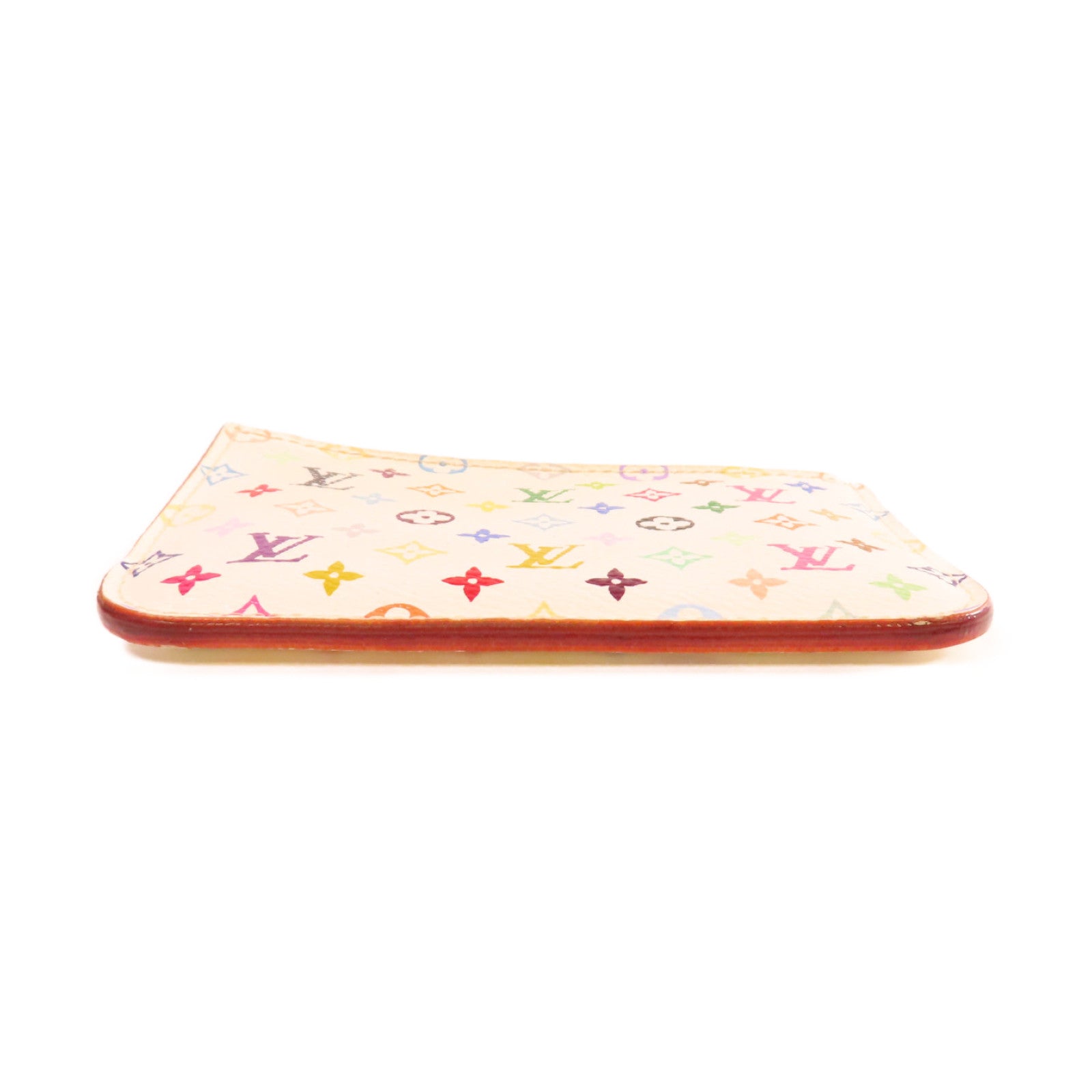 LOUIS VUITTON 【激減優惠】Monogram Multicolore Pochette Cles Key Pouch金扣零錢鑰匙包白色/彩色