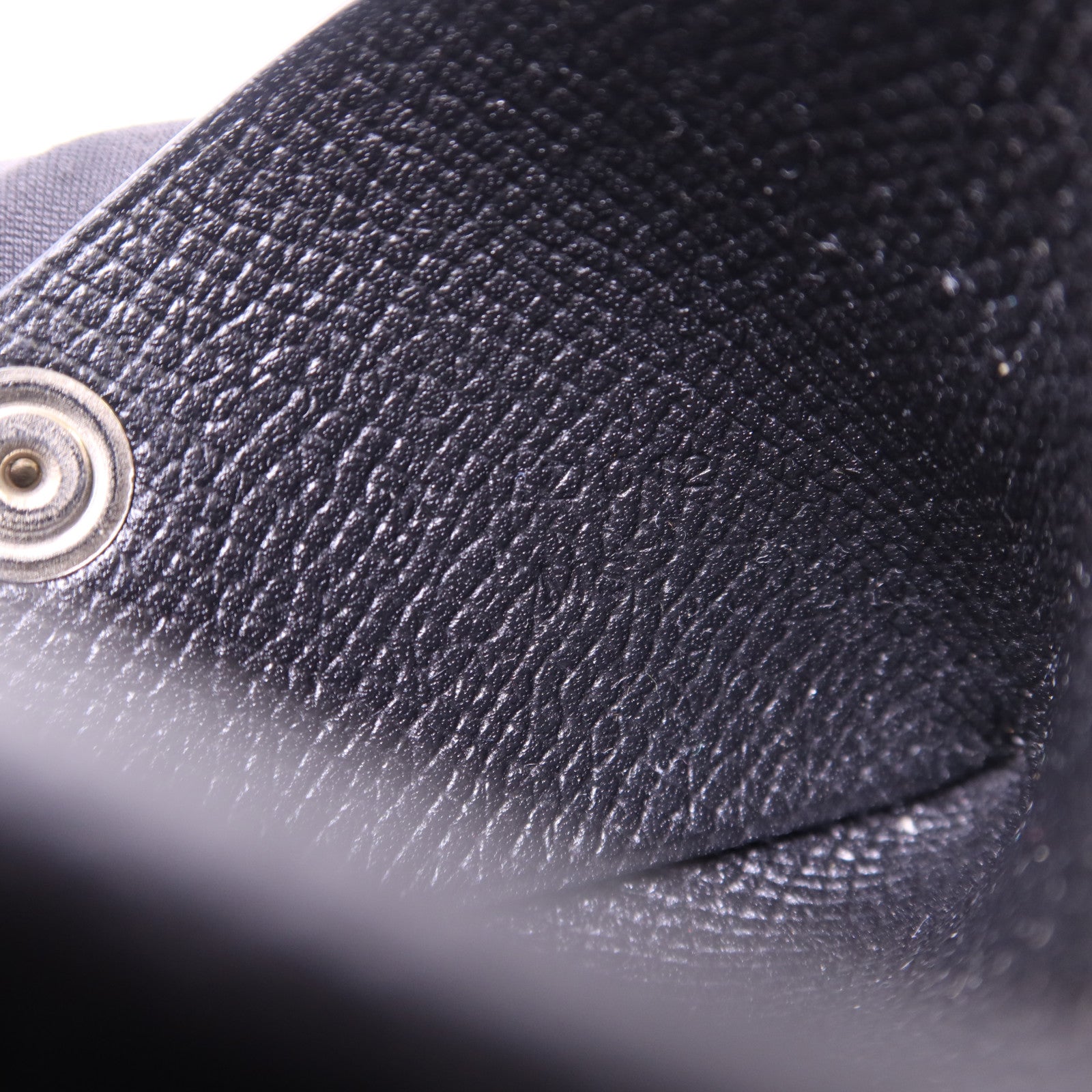 HERMES Epsom皮革Calvi銀扣卡片套