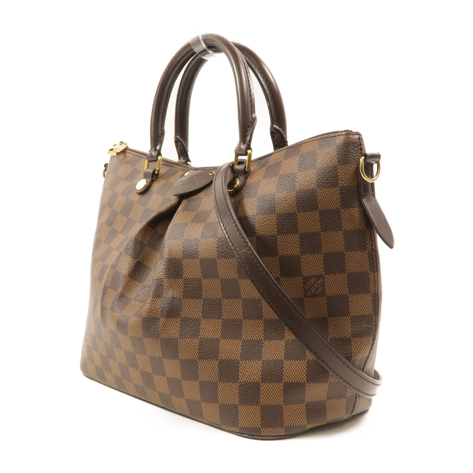 LOUIS VUITTON Damier Siena PM手挽肩背兩用袋