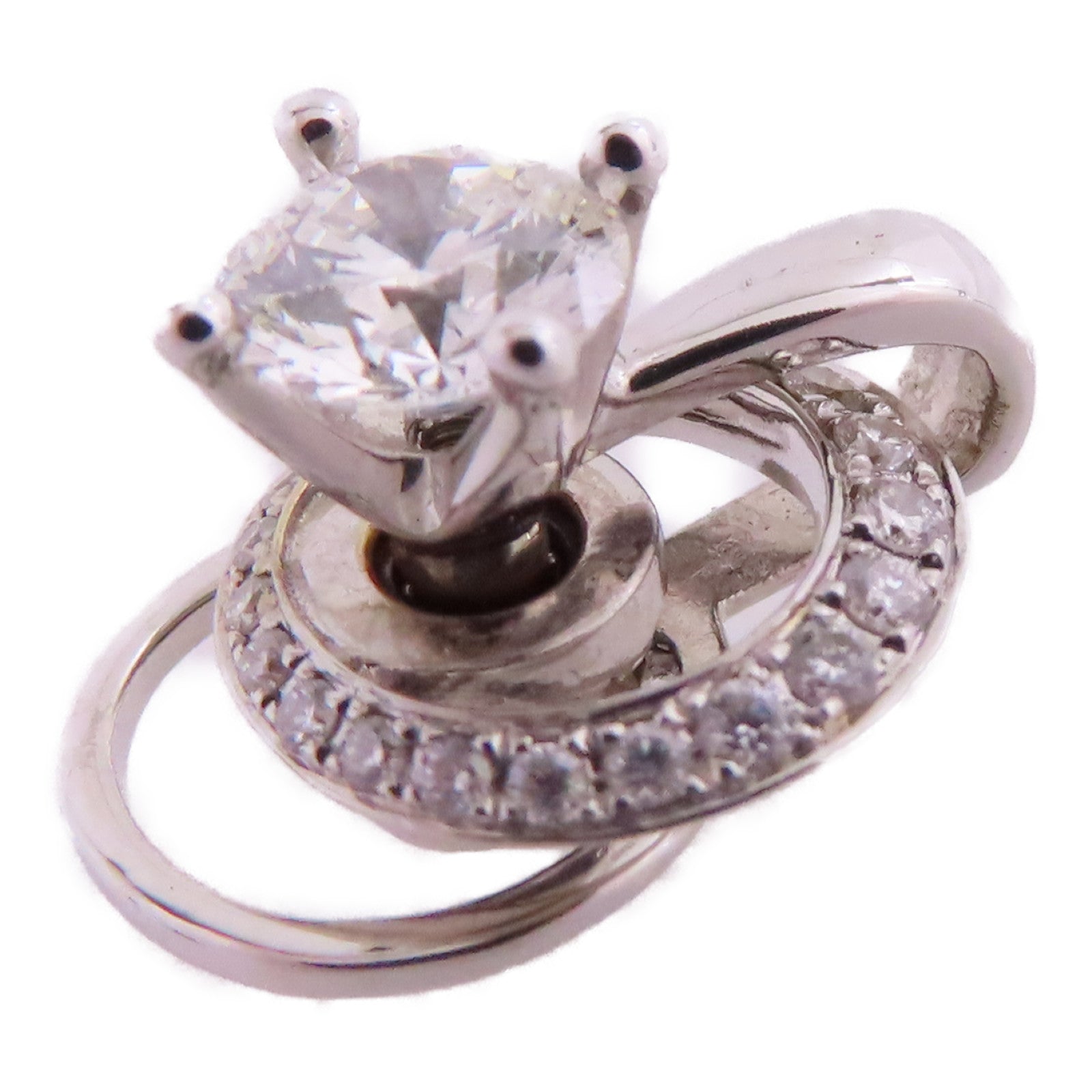 JEWELRY 【激減優惠】18K白金/鑽石Diamond Pendant Top吊墜頭扣