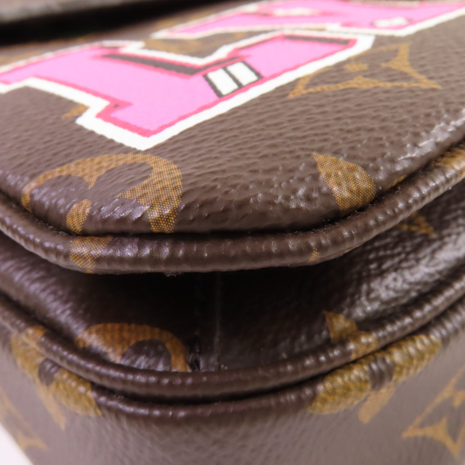 LOUIS VUITTON Monogram Pochette Metis 2Way Shoulder Bag金扣手挽肩背兩用袋啡色