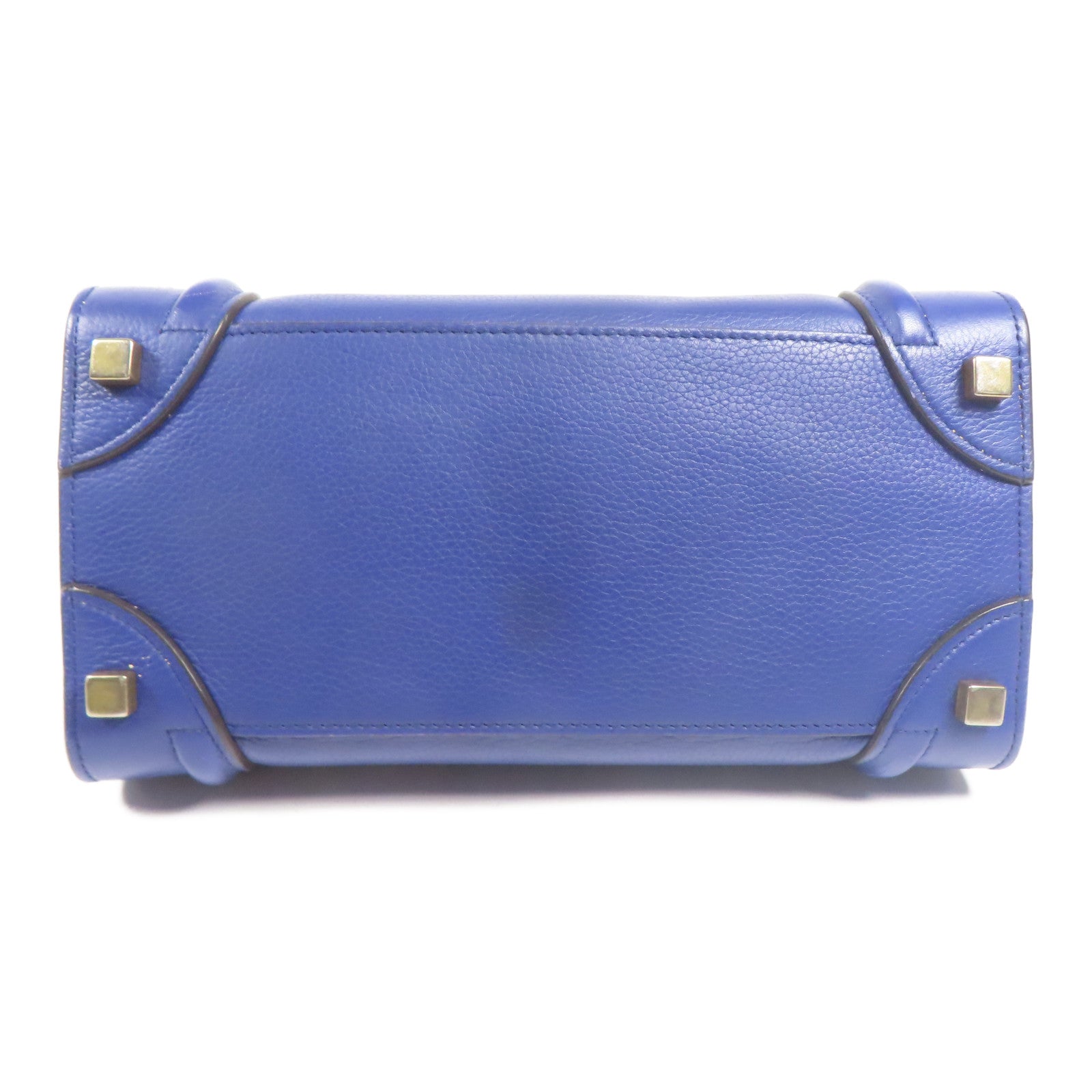CELINE 牛皮皮革Micro Luggage金扣肩背袋