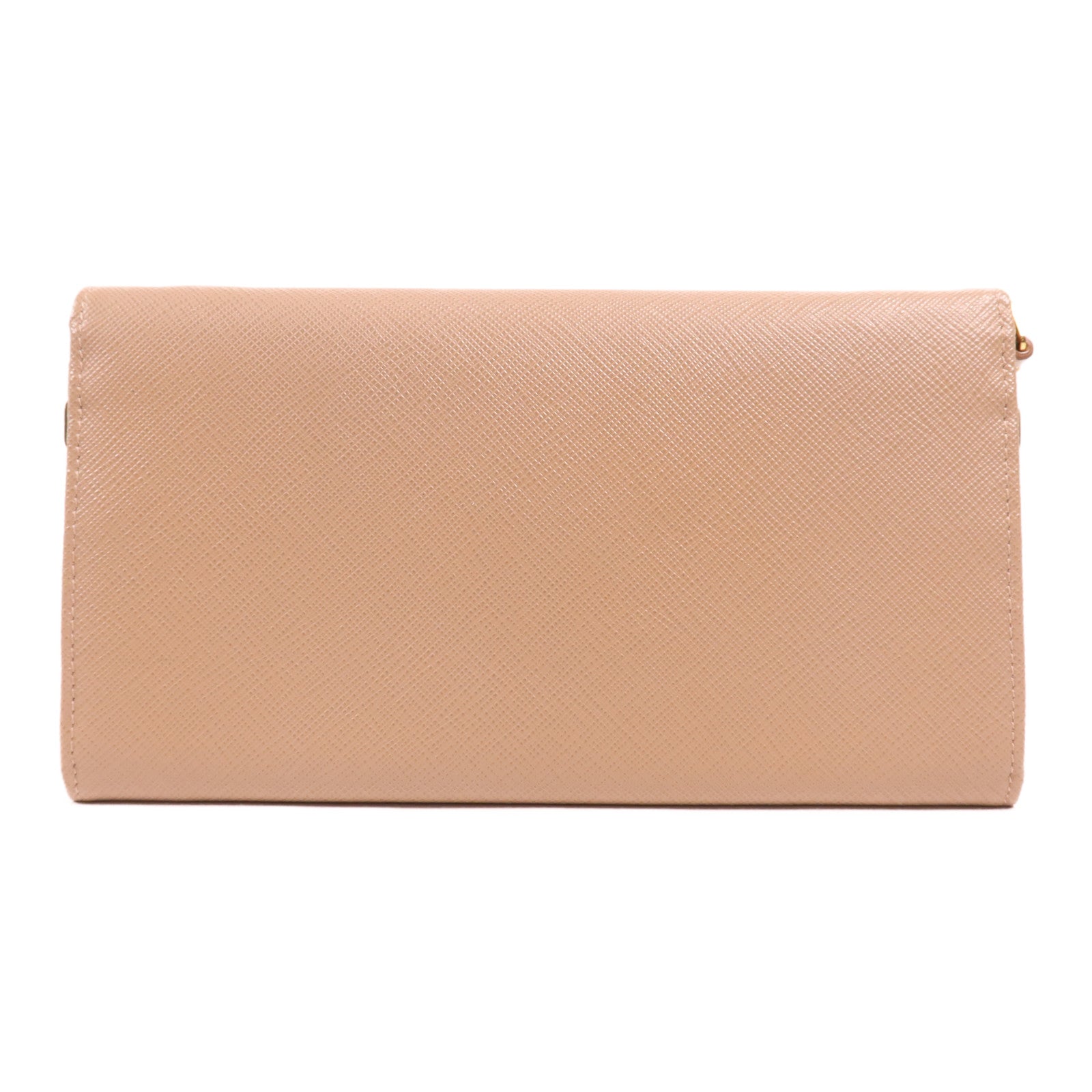 PRADA 牛皮皮革WOC金扣鏈肩背袋