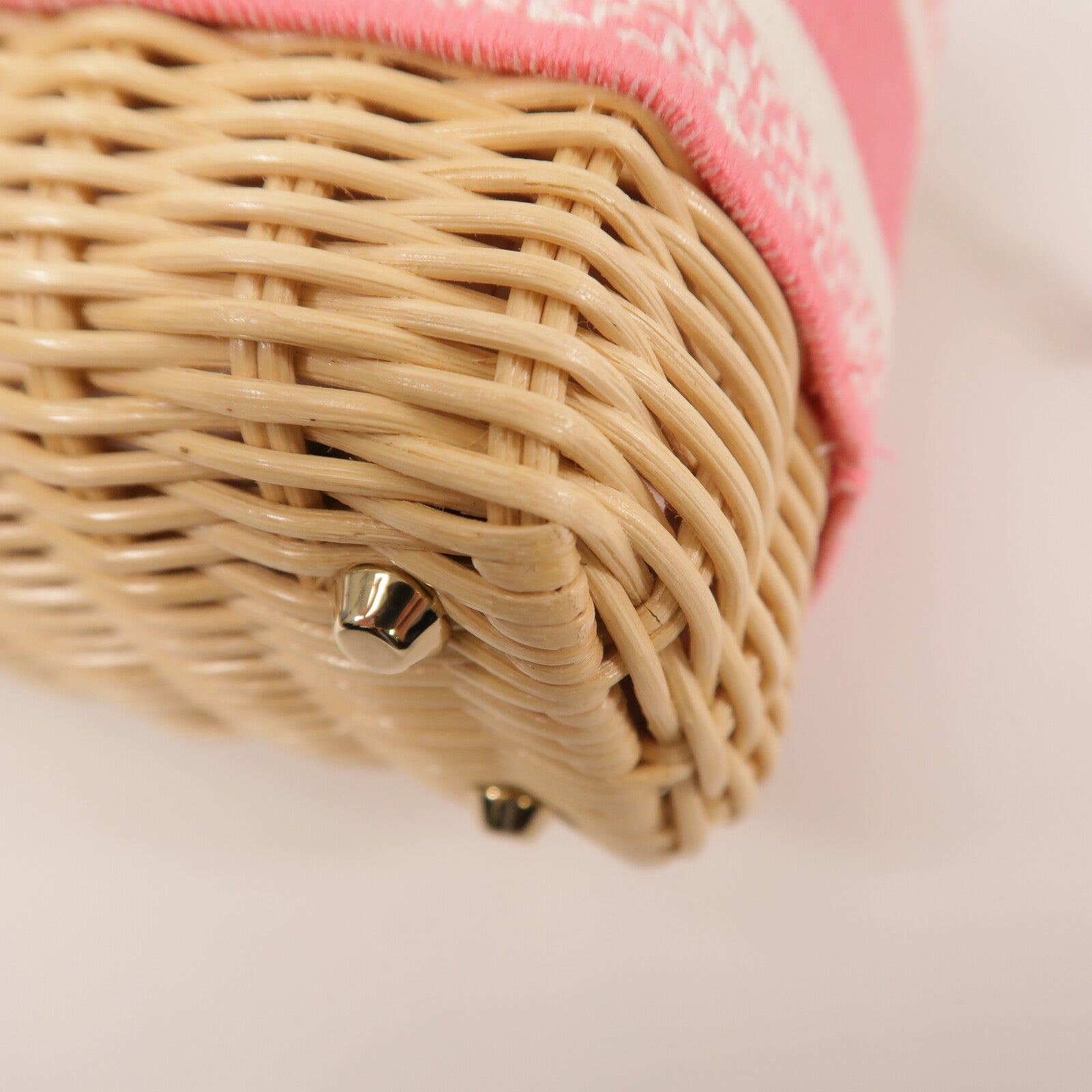 Dior 藤料Wicker Dioriviera Lady Dior手挽肩背兩用袋