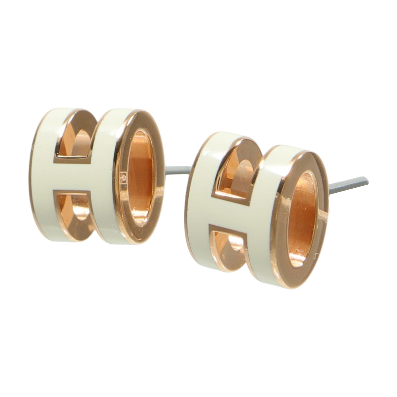 HERMES 琺瑯/金屬Mini Pop H Earrings耳環