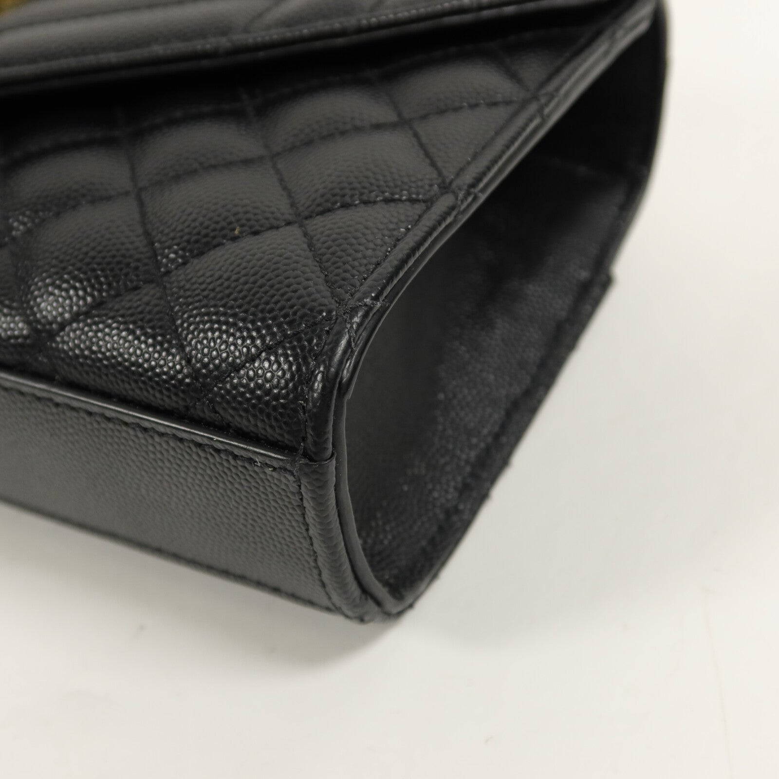 SAINT LAURENT 牛皮皮革Envelope鏈帶肩背袋