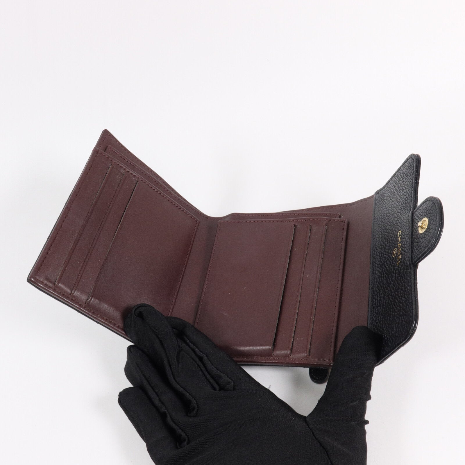 CHANEL 牛皮皮革Classic Small Flap Wallet錢包