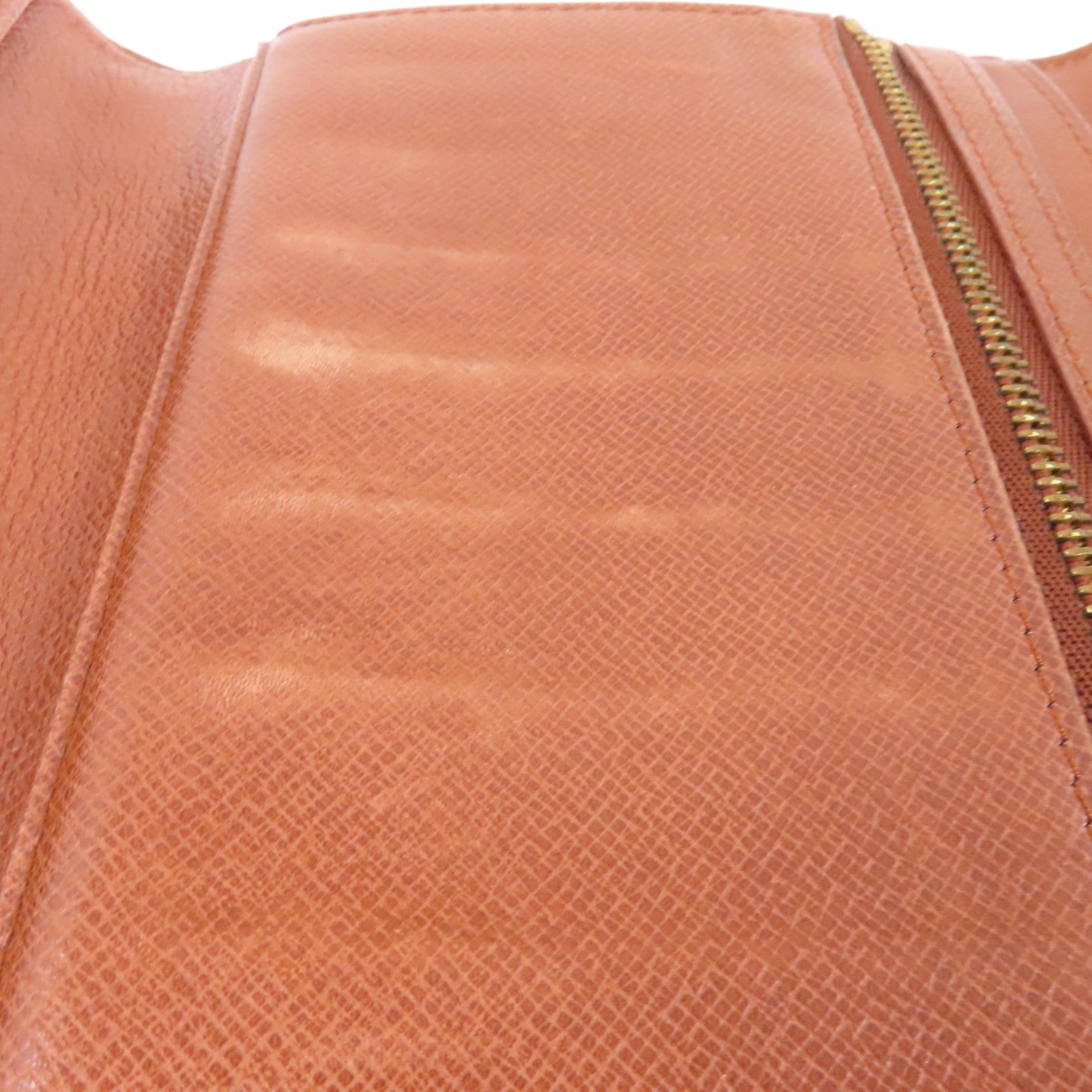 LOUIS VUITTON Monogram Pochette Passport金扣長錢包啡色