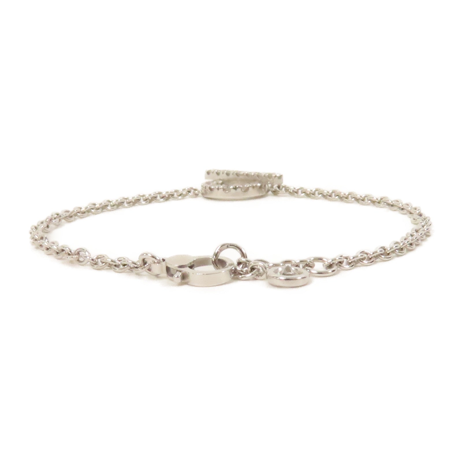 HERMES 【激減優惠】18K白金Finesse Bracelet 0.55ct鑽石手鏈