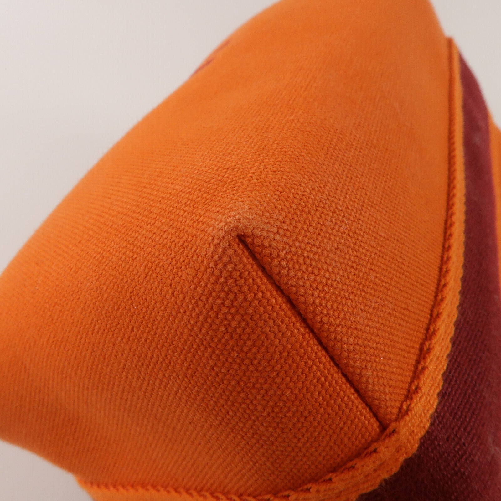 HERMES 帆布Bride A Brac PM手挽袋Orange