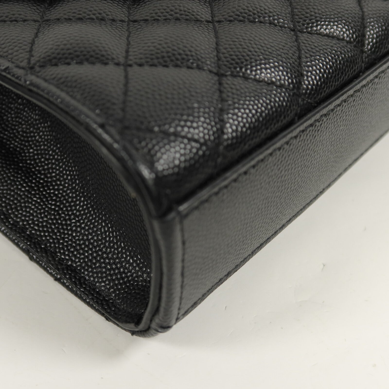 SAINT LAURENT 牛皮皮革Envelope鏈帶肩背袋