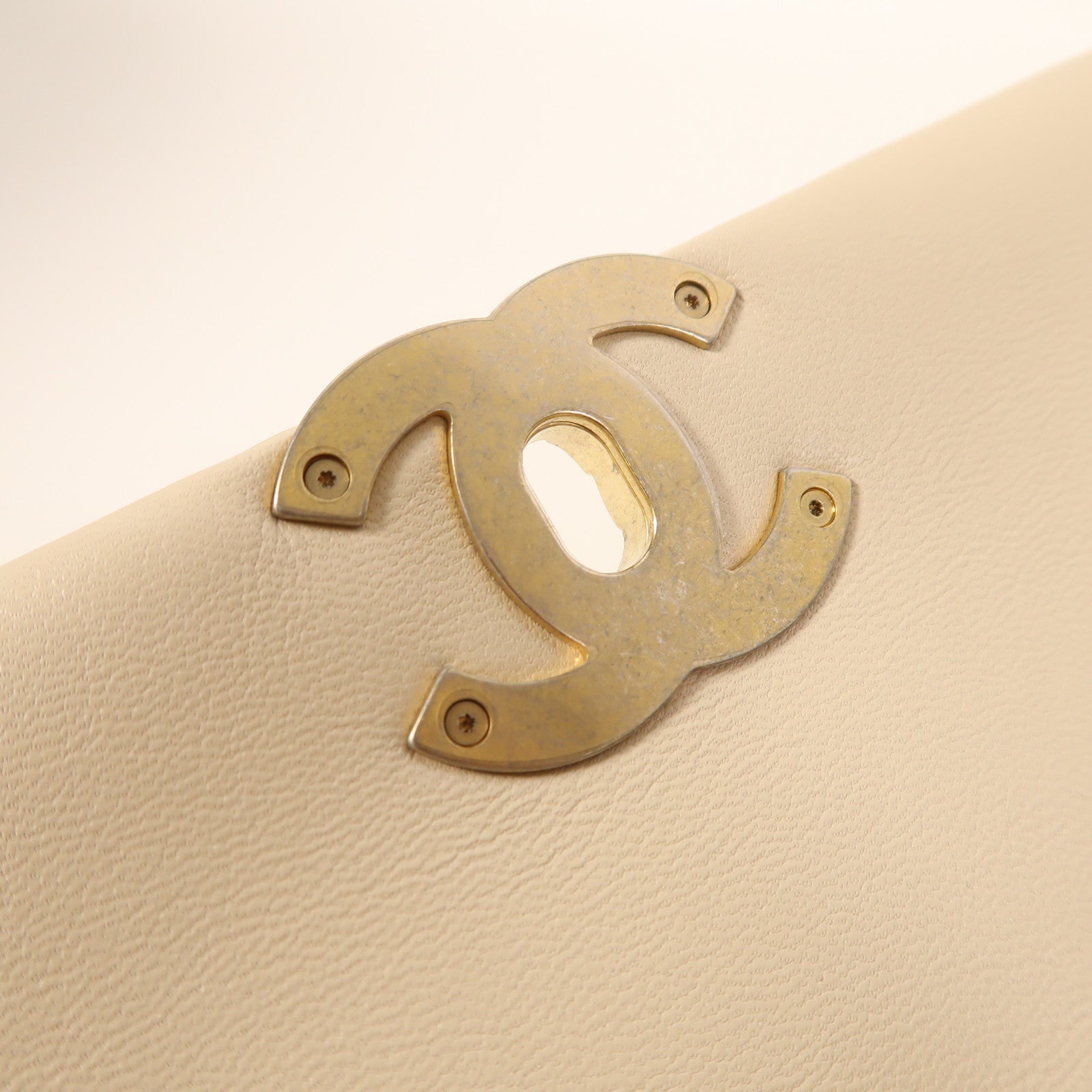 CHANEL 羊皮皮革C19 Small手挽肩背兩用袋