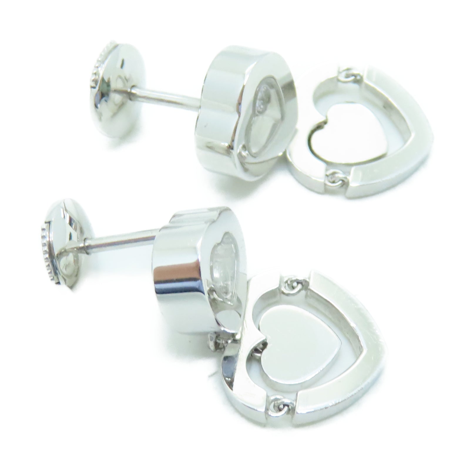 Chopard 【激減優惠】18K白金Happy Earrings耳環