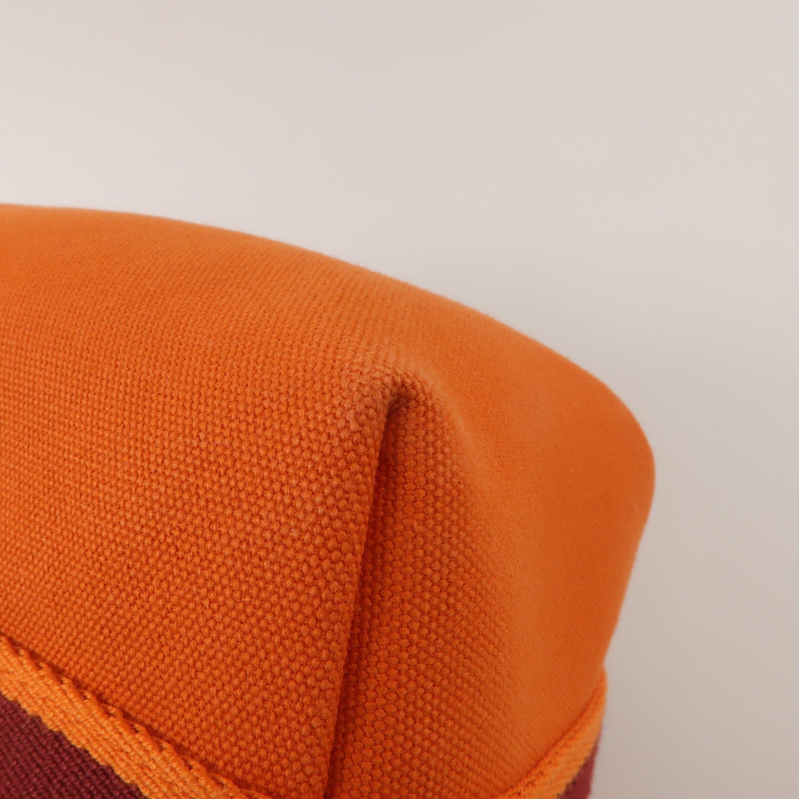 HERMES 帆布Bride A Brac PM手挽袋Orange