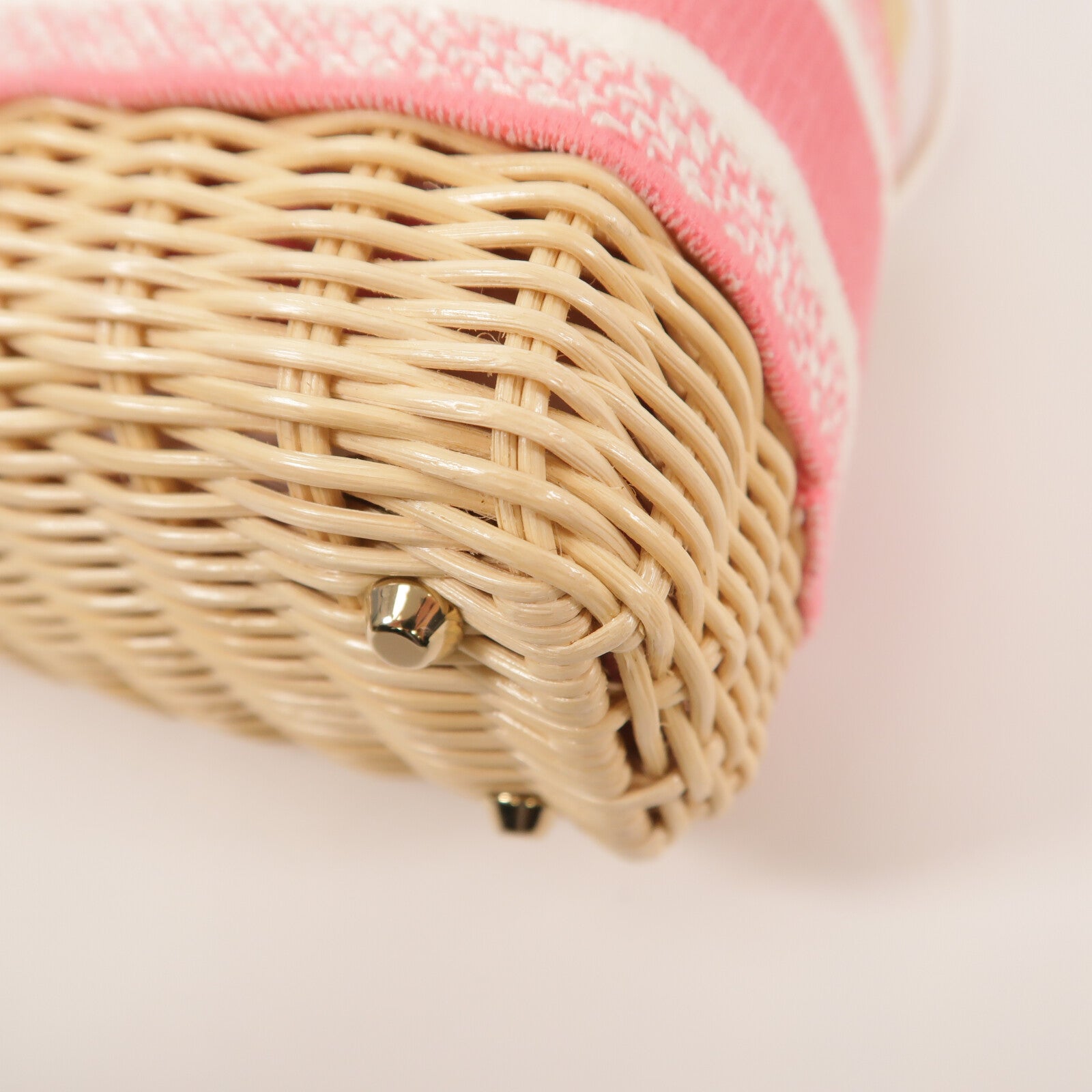 Dior 藤料Wicker Dioriviera Lady Dior手挽肩背兩用袋