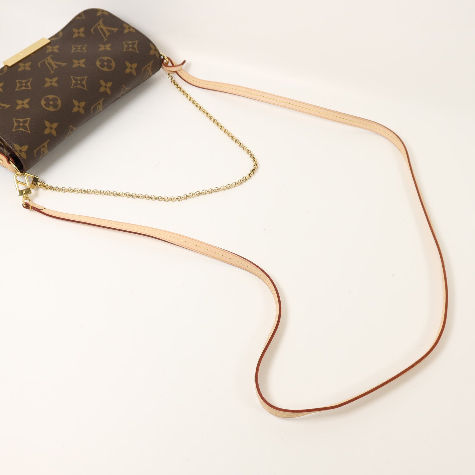 LOUIS VUITTON Monogram Favorite MM鏈帶手挽肩背兩用袋