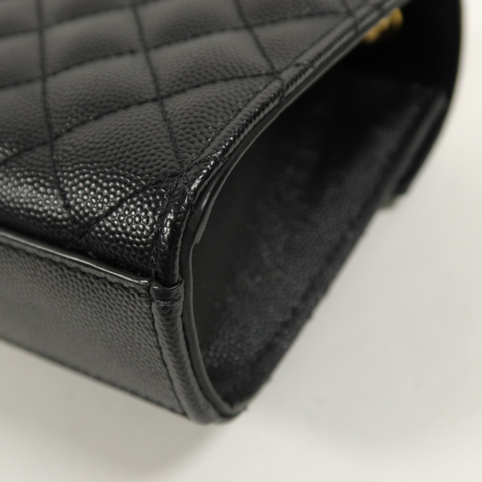 SAINT LAURENT 牛皮皮革Envelope鏈帶肩背袋