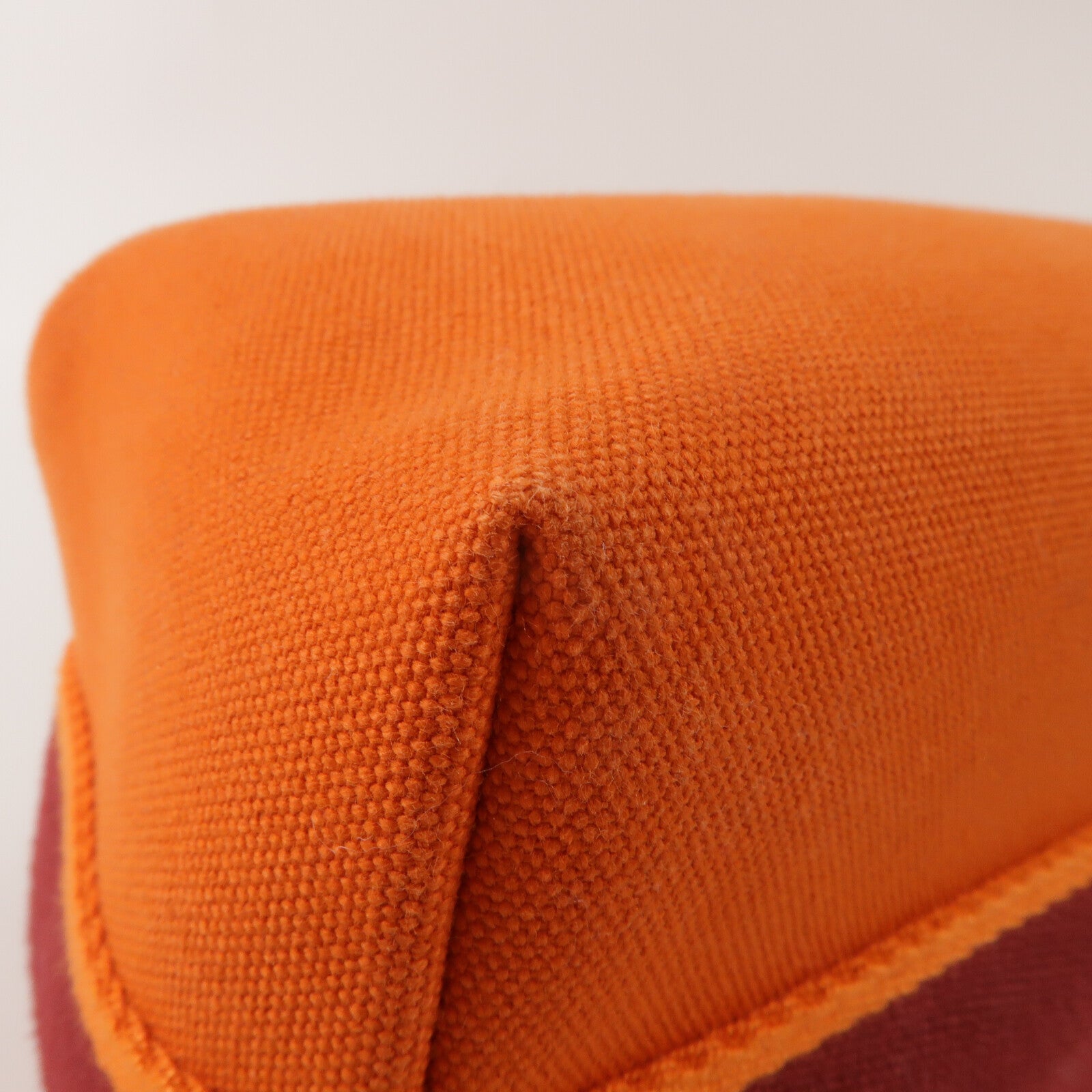 HERMES 帆布Bride A Brac PM手挽袋Orange