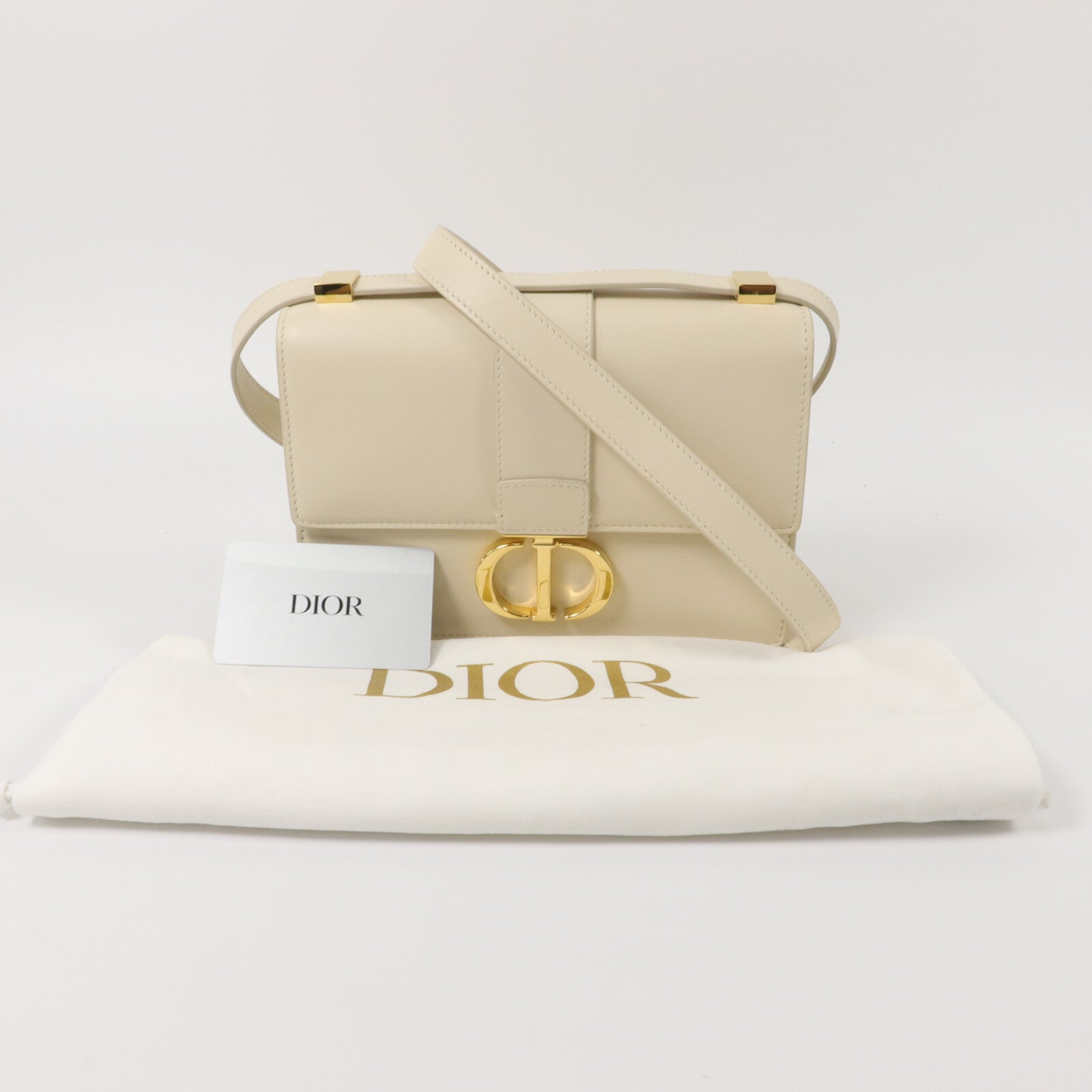 Dior 牛皮皮革Montaigne 30 Small肩背袋