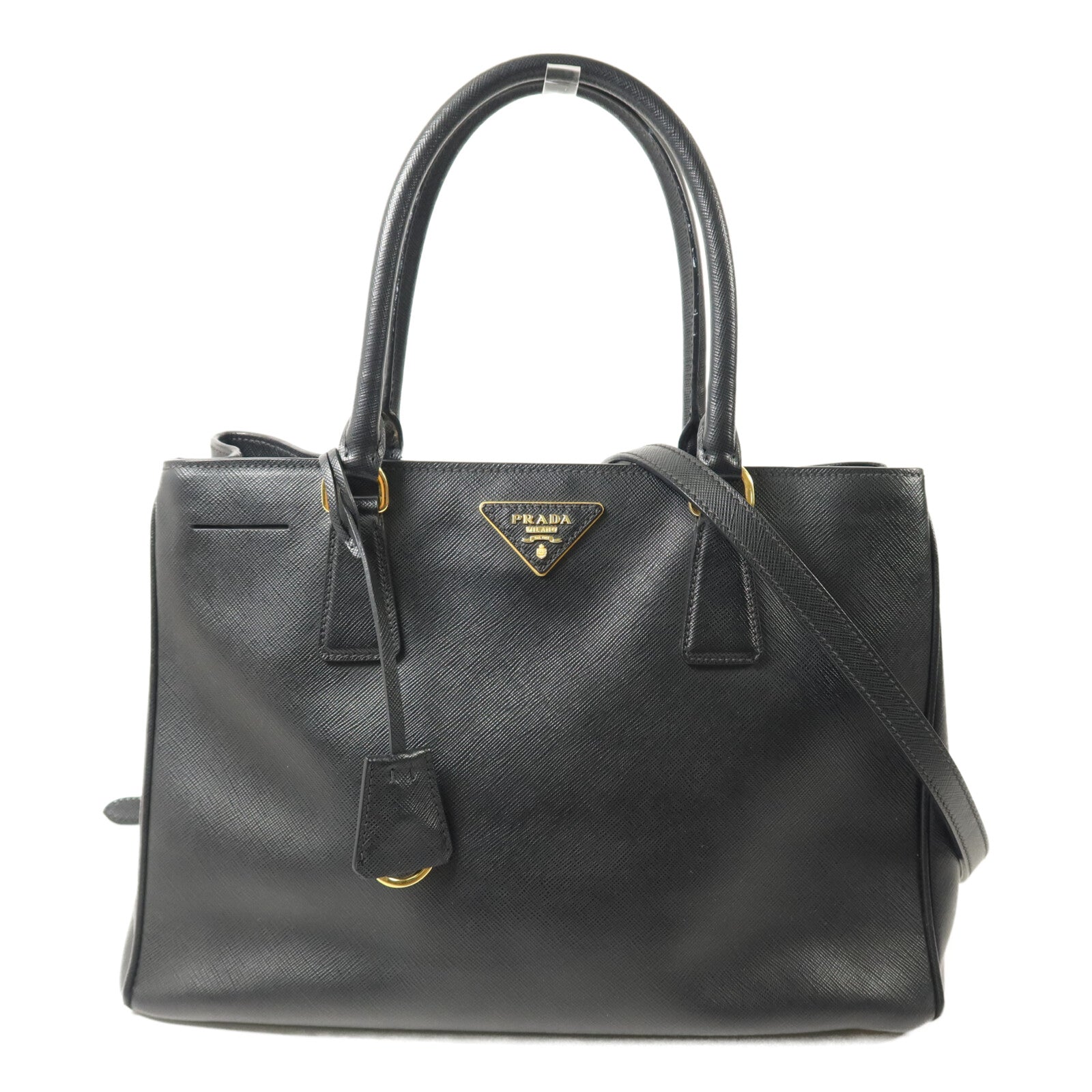 PRADA 牛皮皮革2way shoulder手挽肩背兩用袋