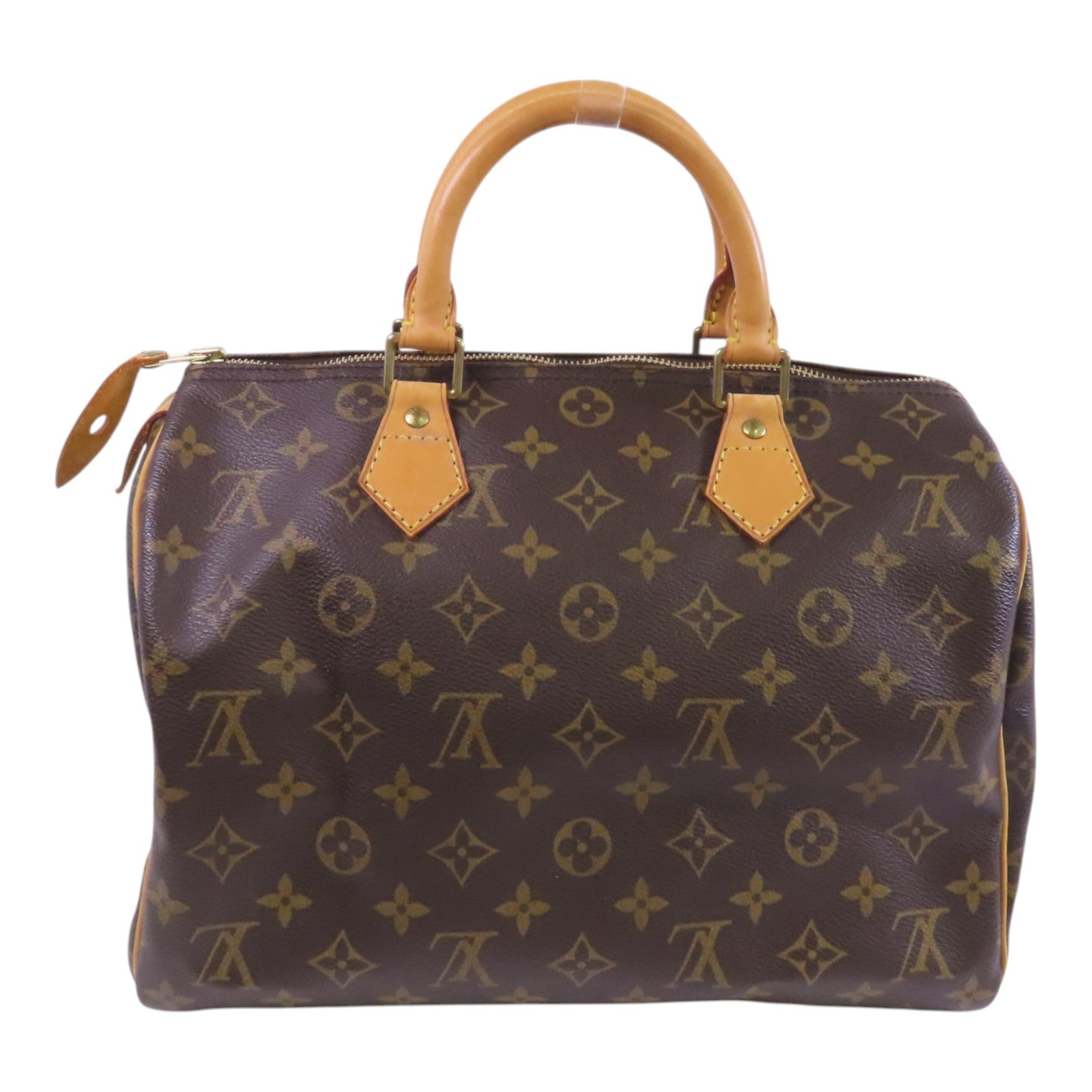 LOUIS VUITTON Monogram Speedy 30金扣手挽袋