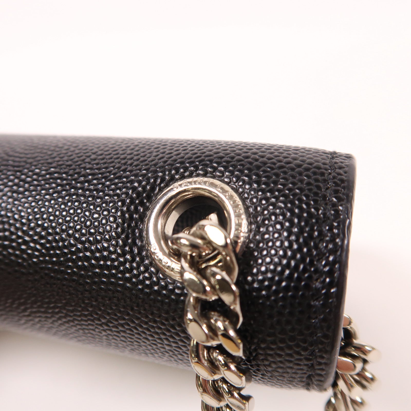 SAINT LAURENT 牛皮皮革Kate銀扣肩背袋