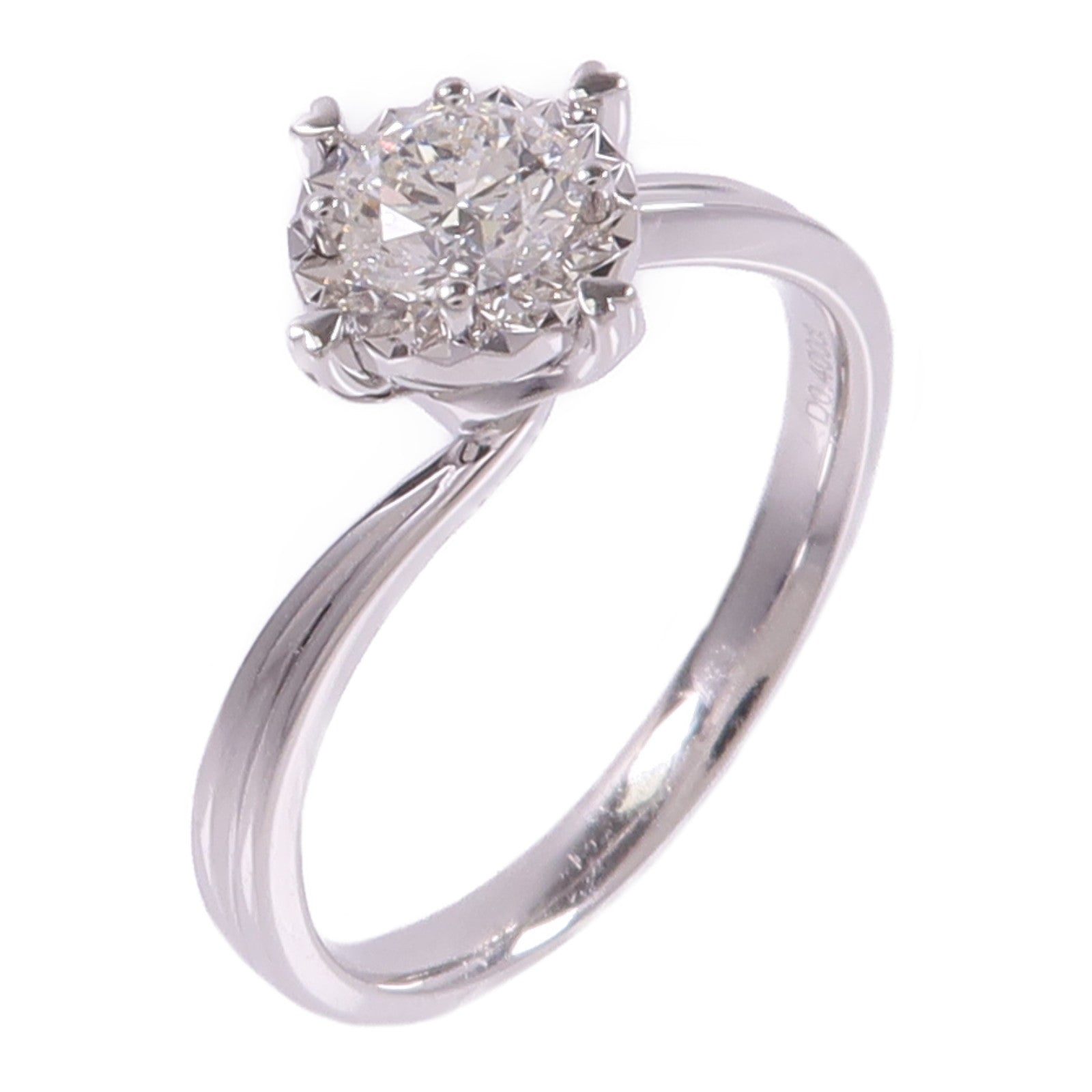 JEWELRY 18K白金Diamond Ring鑽石戒指