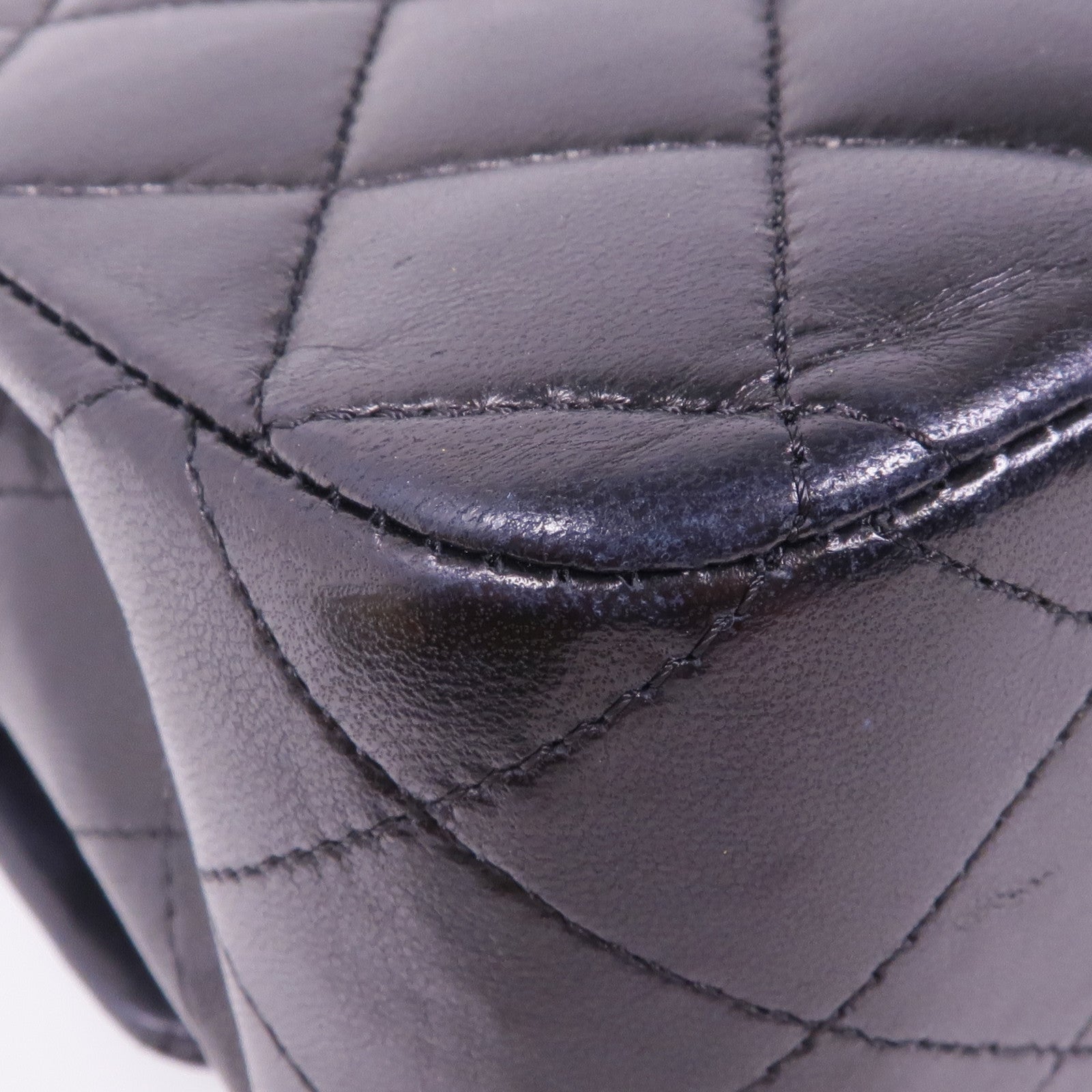 CHANEL 羊皮皮革Classic 25金扣手挽肩背兩用袋