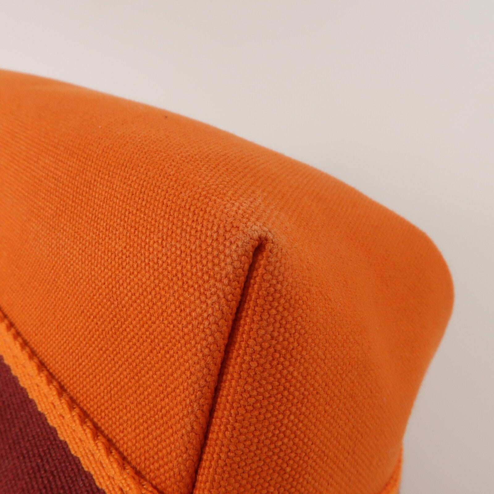 HERMES 帆布Bride A Brac PM手挽袋Orange