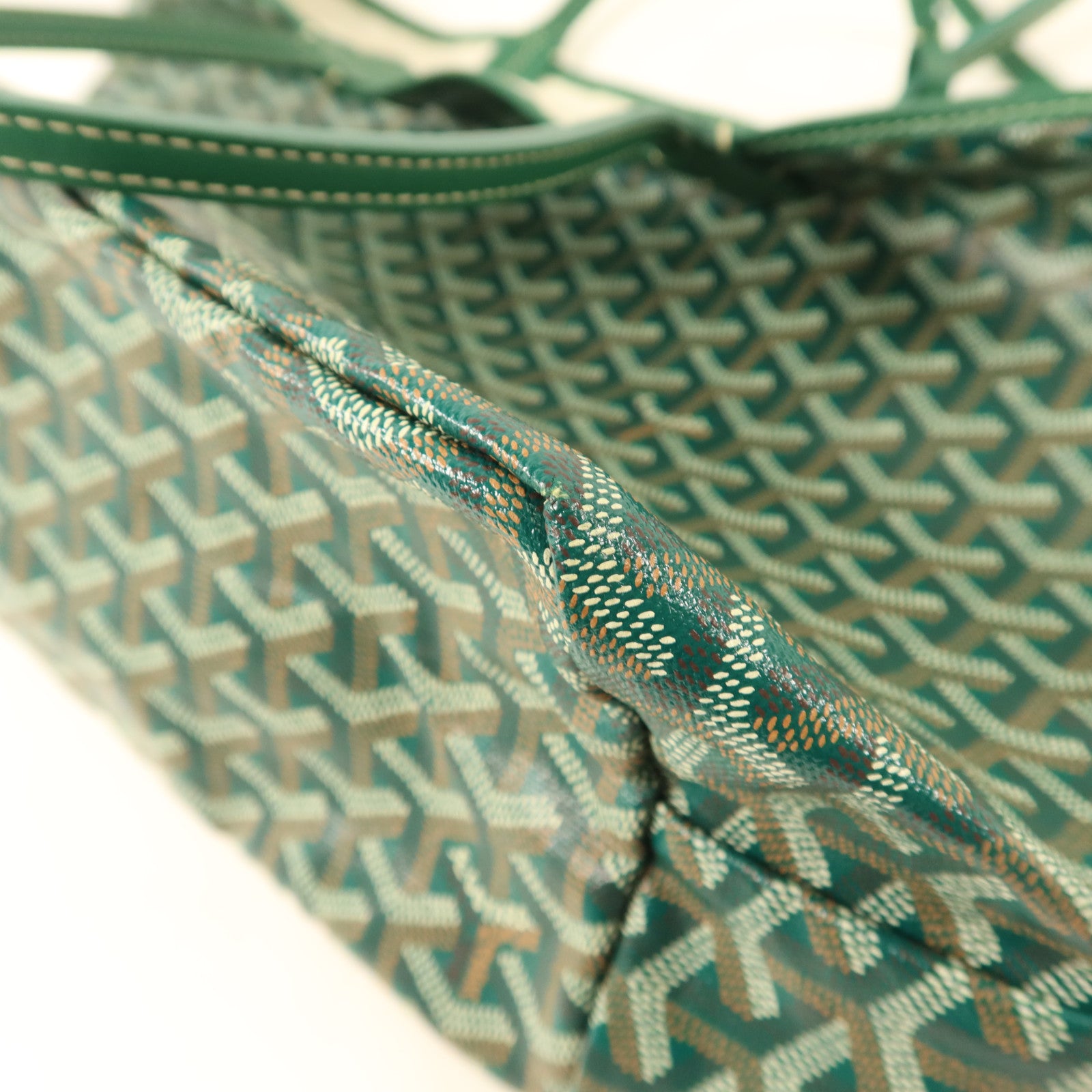 GOYARD 塗層帆布Saint Louis PM銀扣手挽袋