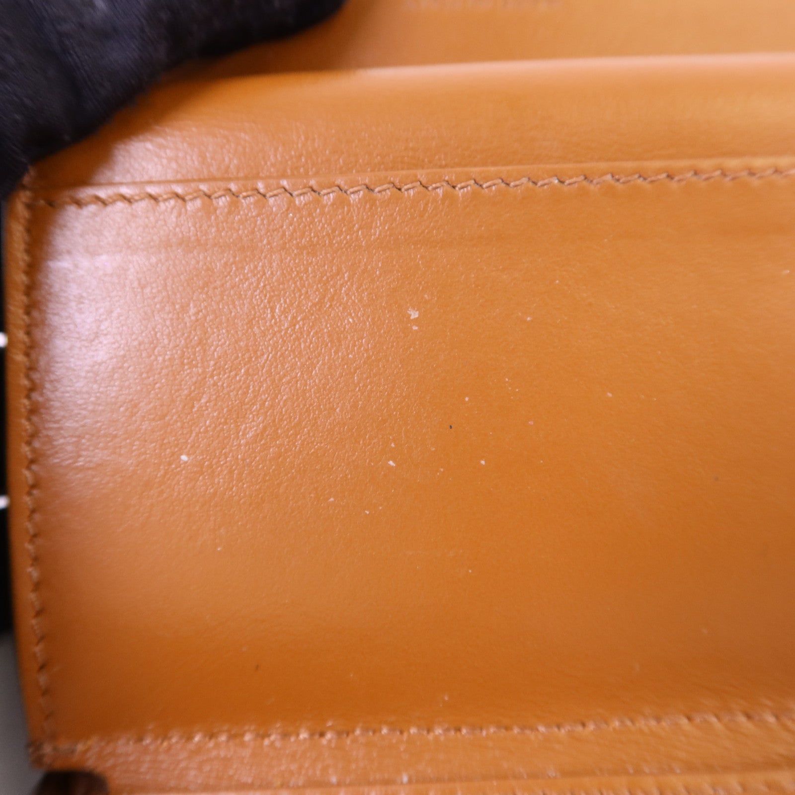 CELINE 塗層帆布/牛皮皮革Wallet金扣錢包