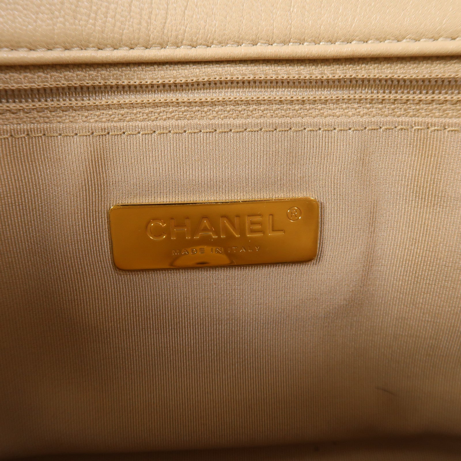 CHANEL 羊皮皮革C19 Small手挽肩背兩用袋