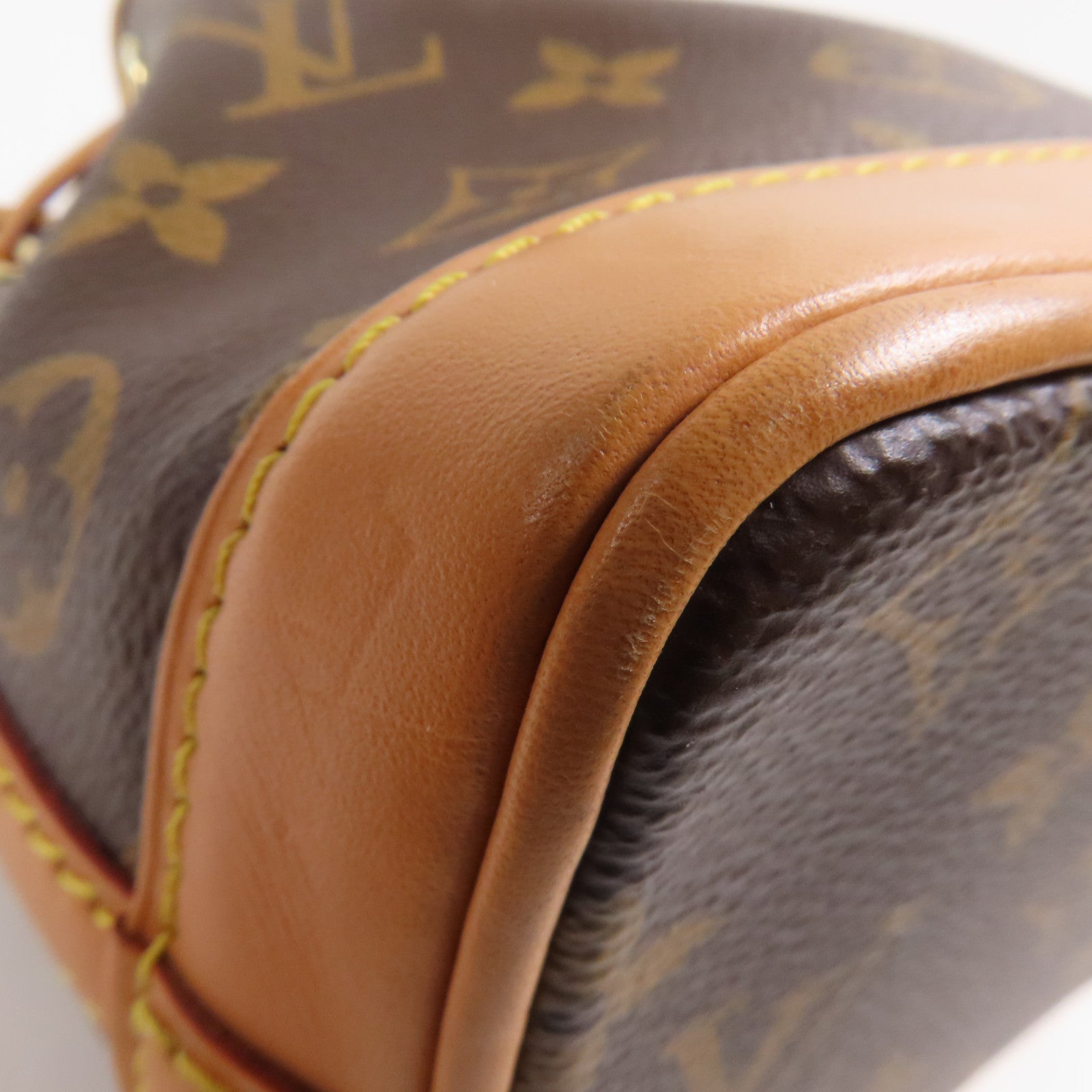 LOUIS VUITTON LV GHW Nano Noe 2way Handbag M81266 Monogram Brown